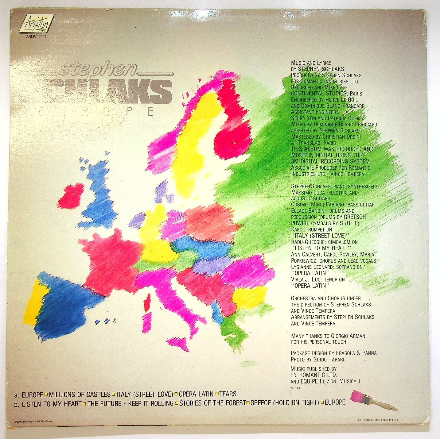 EBOND Stephen Schlaks - Europe Vinile V118009