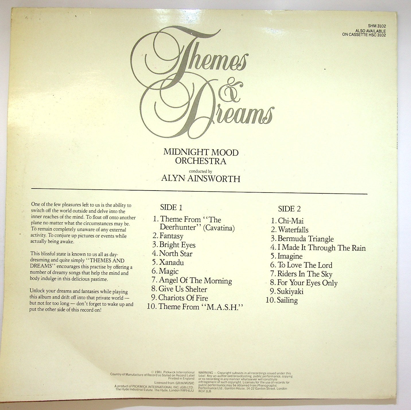 EBOND Midnight Mood Orchestra - Themes & Dreams Vinile V118015