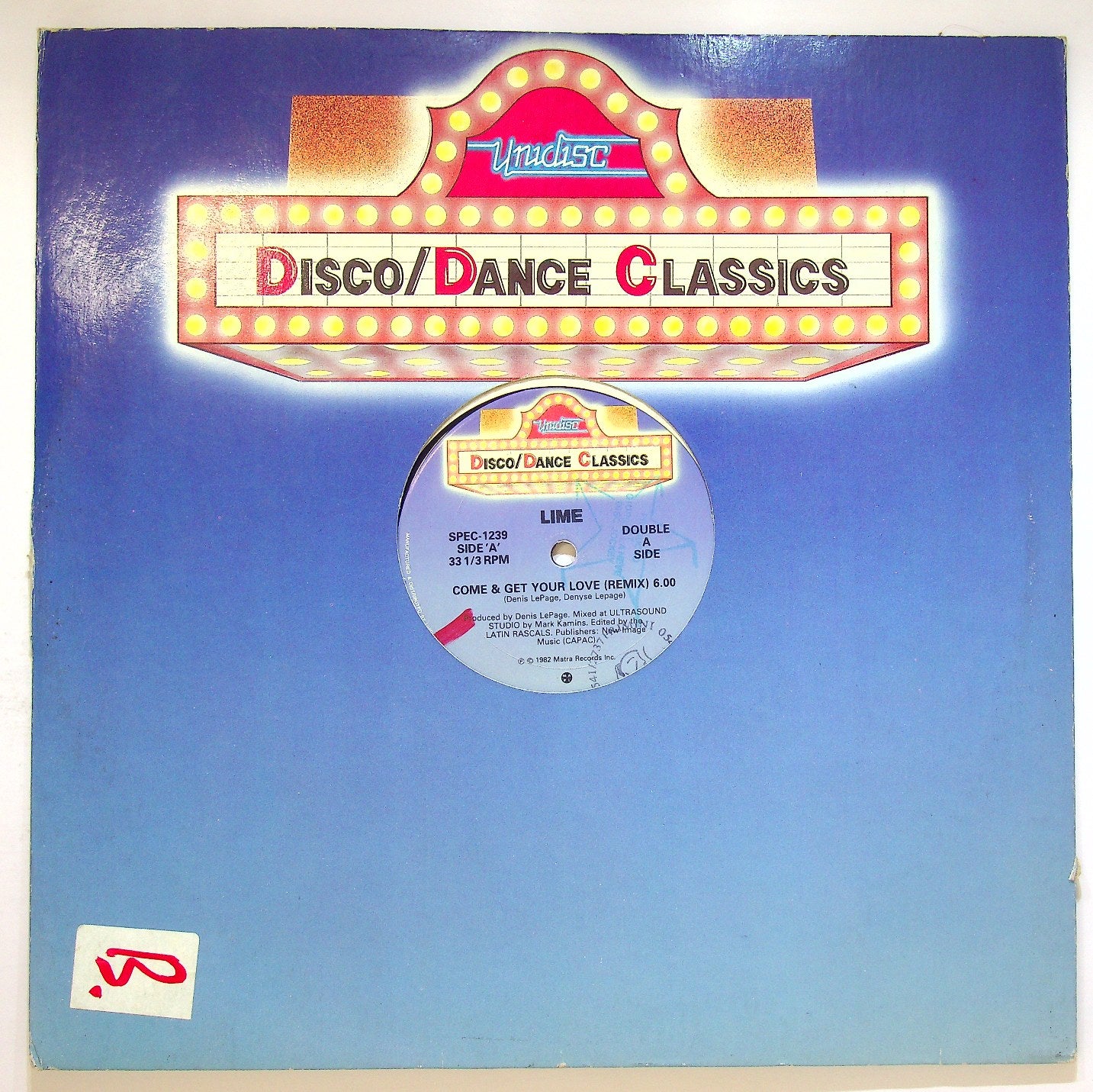 EBOND Lime - Come & Get Your Love (Remix) / Your Love (Remix) Vinile V118038