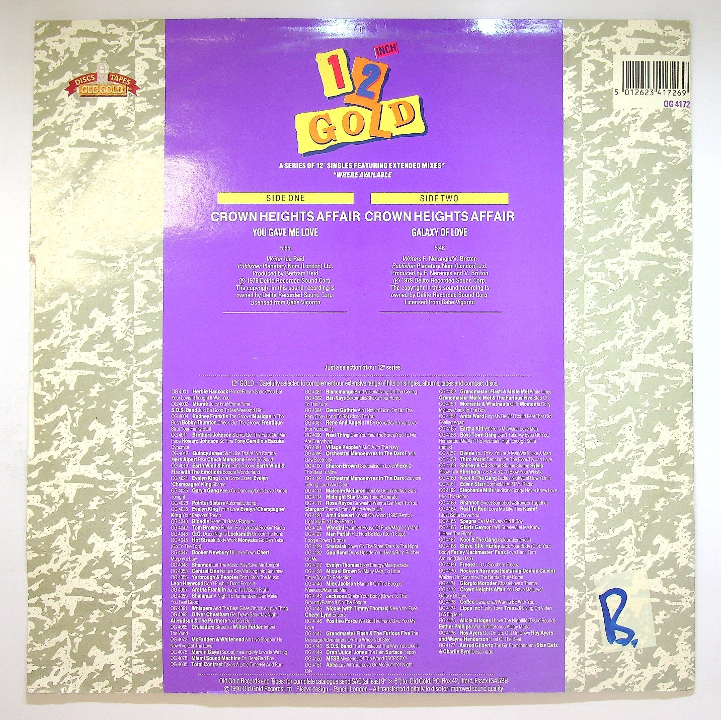EBOND Crown Heights Affair - You Gave Me Love / Galaxy Of Love Vinile V118039