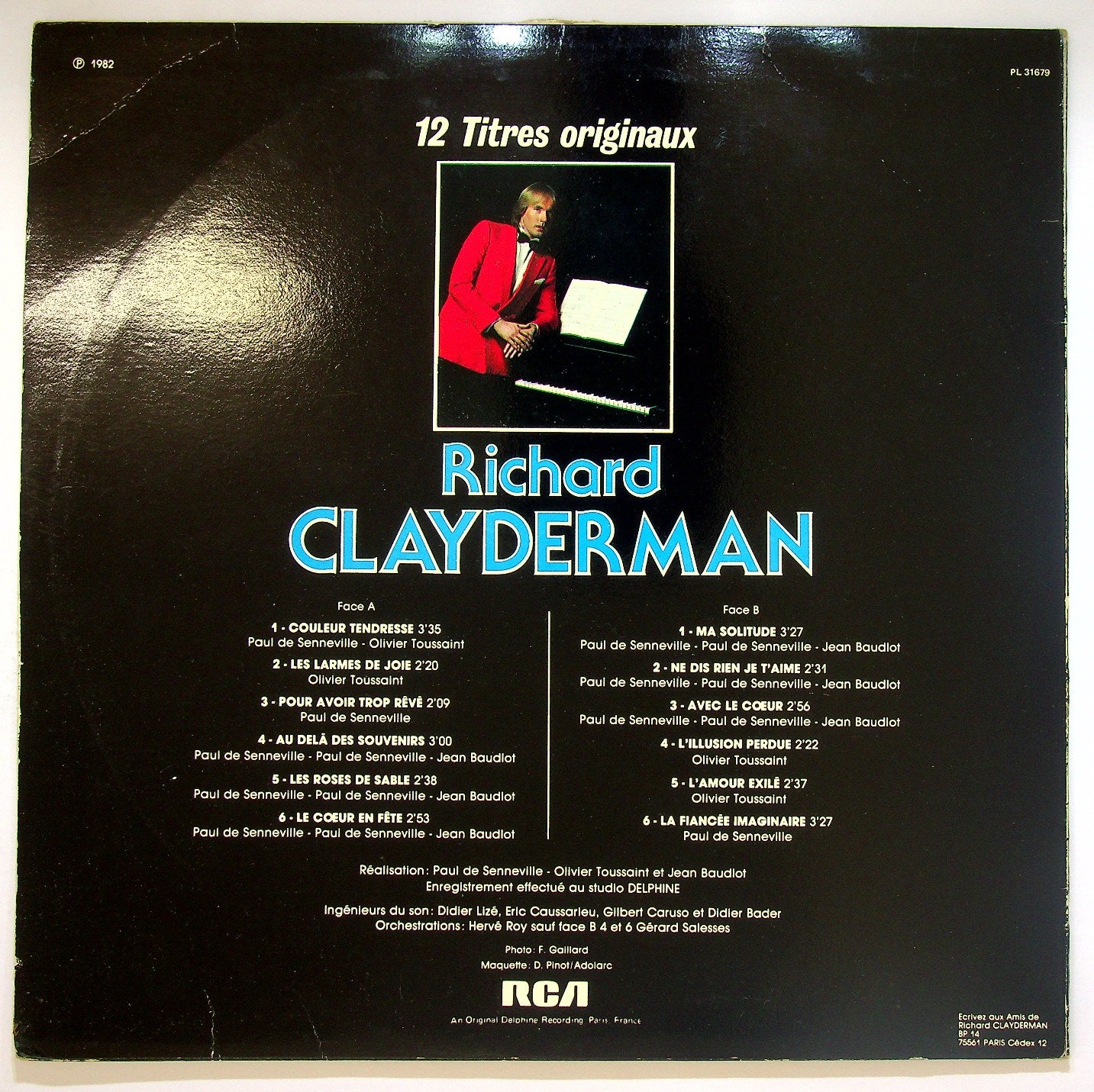 EBOND Richard Clayderman - Couleur Tendresse Vinile V118049