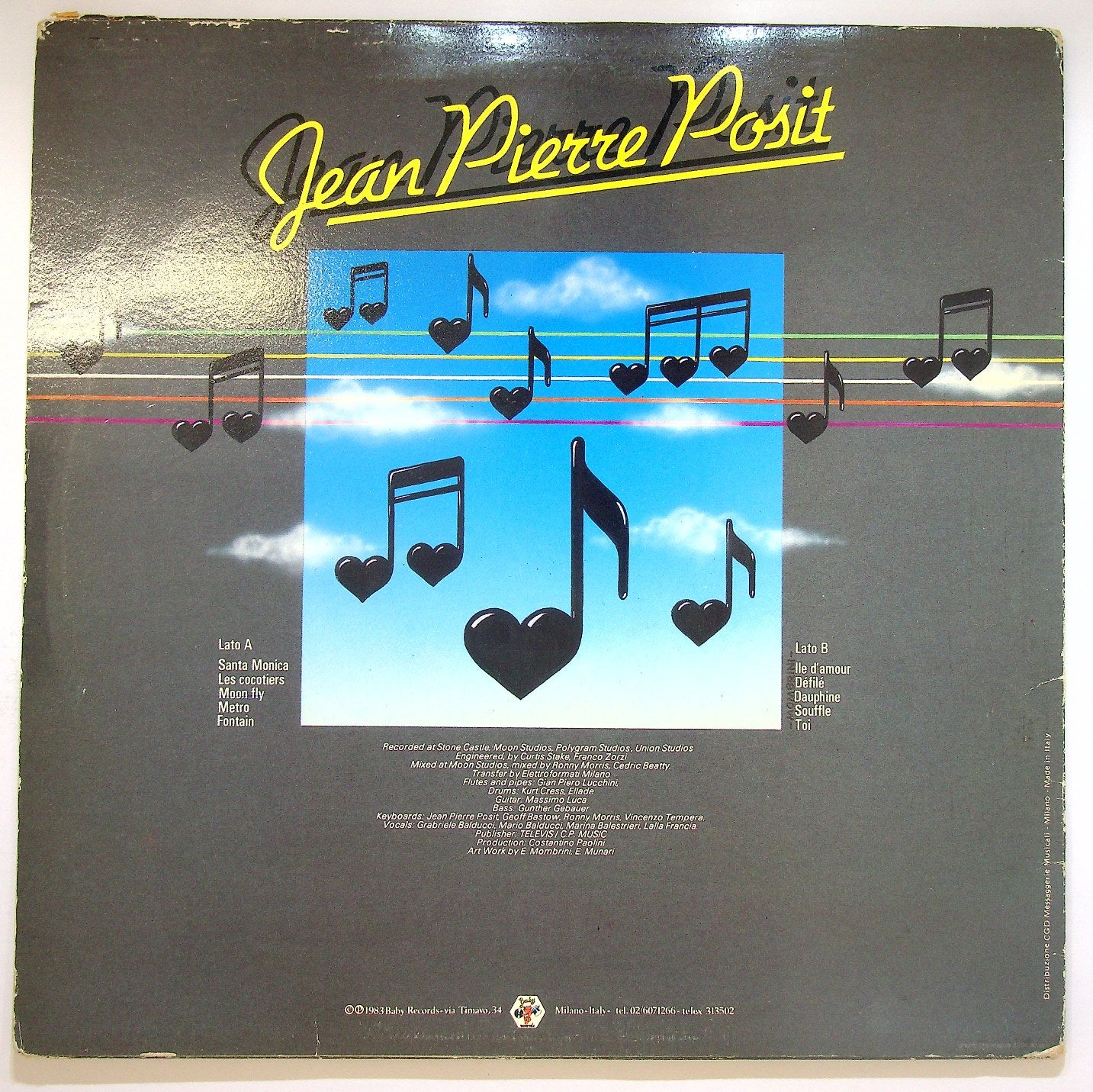 EBOND Jean-Pierre Posit - Flute D'Amour Vinile V118051