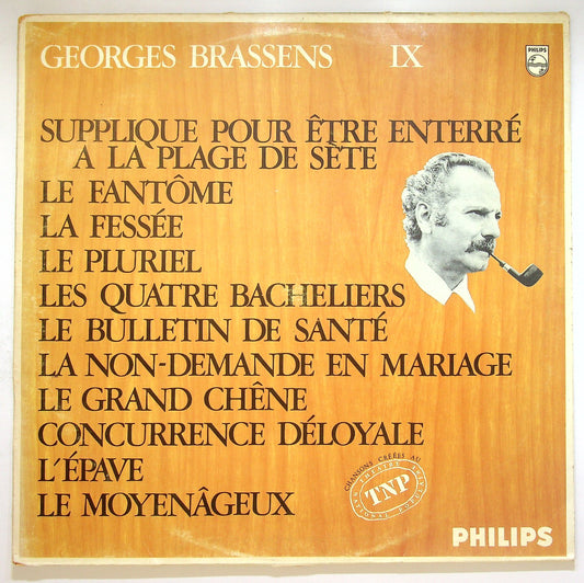 EBOND Georges Brassens - IX Vinile V118057