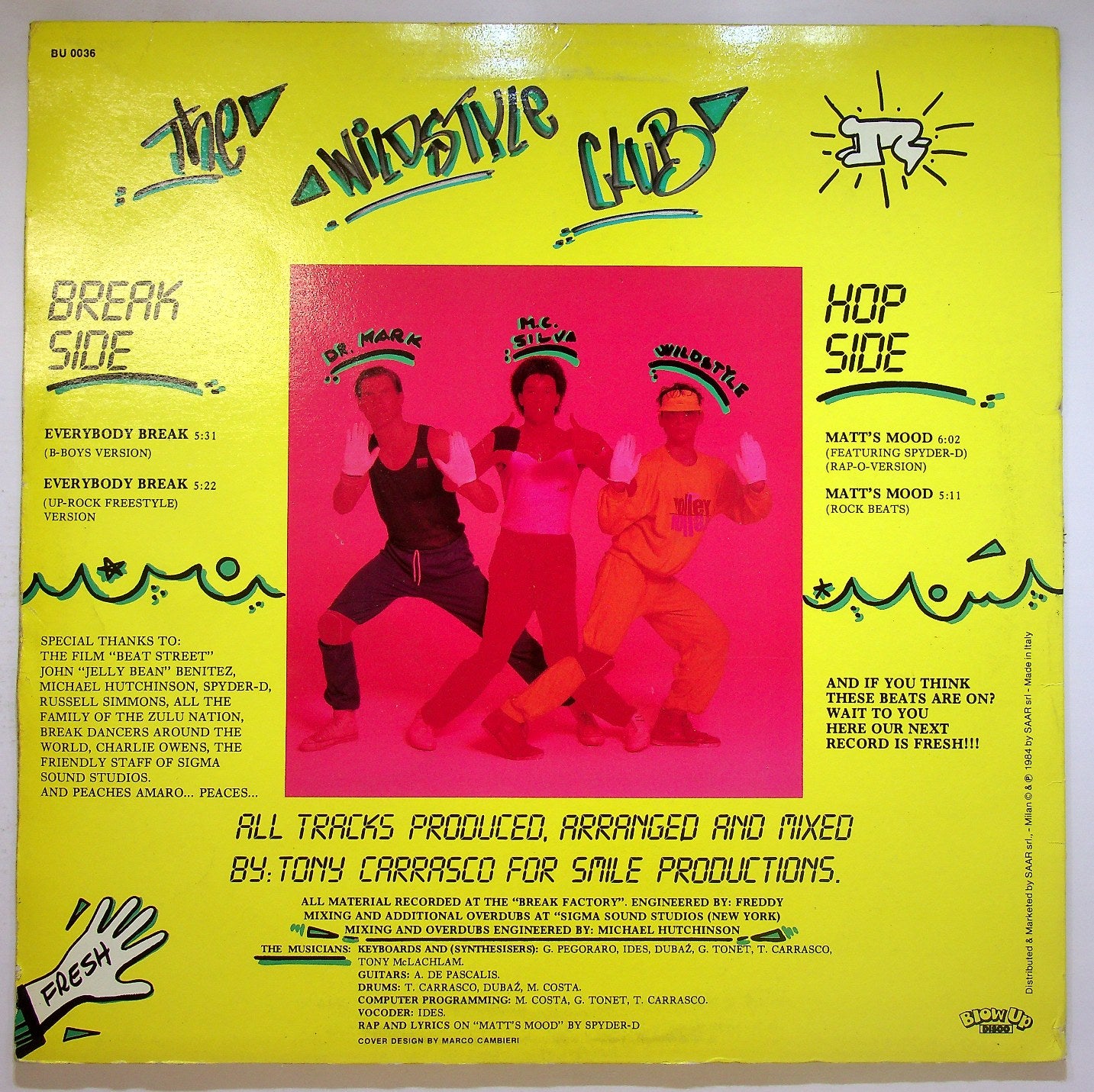 EBOND The Wildstyle Club - Everybody Break Vinile V118132