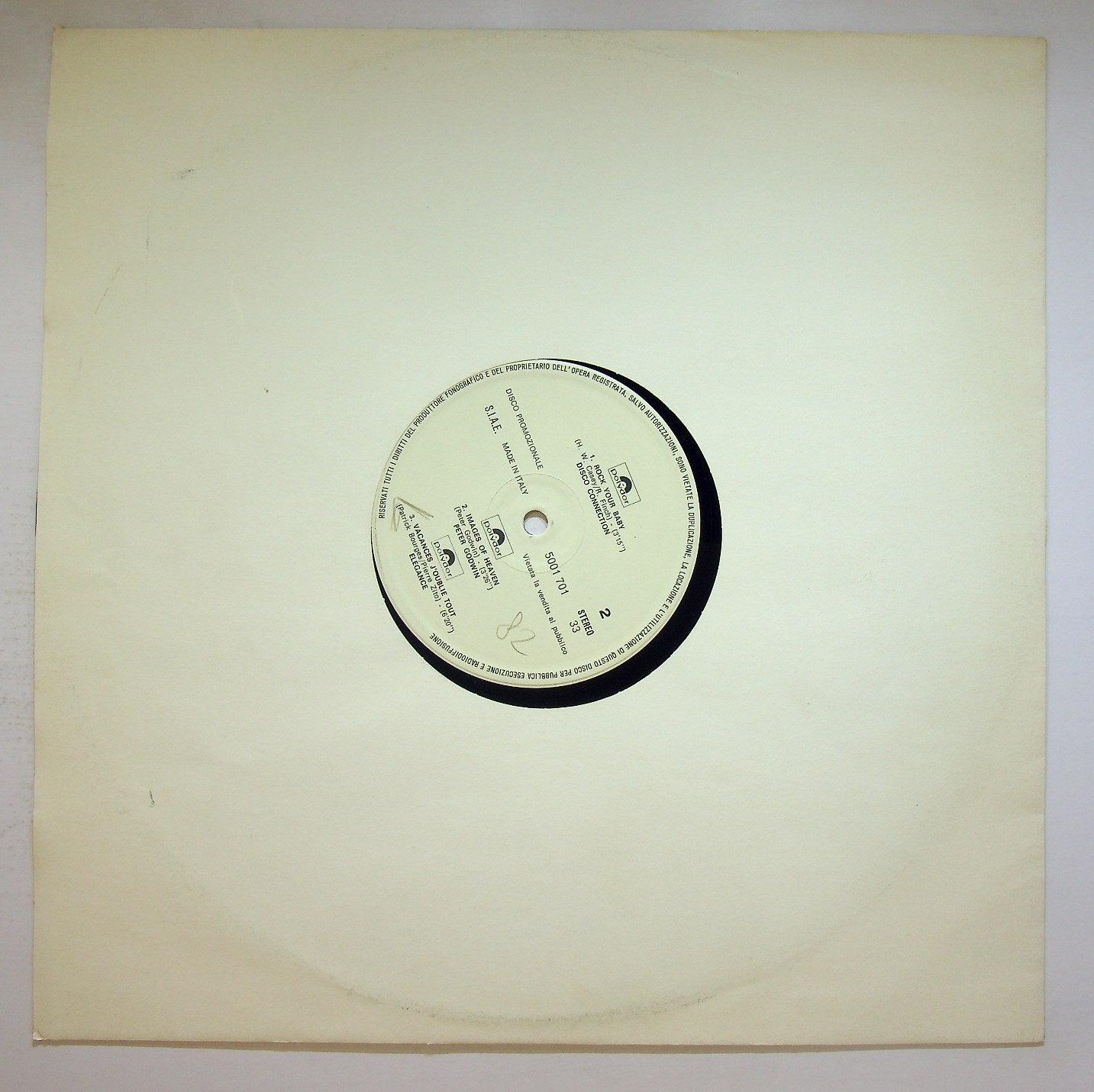 EBOND Various - Disco Promozionale Vinile V119005