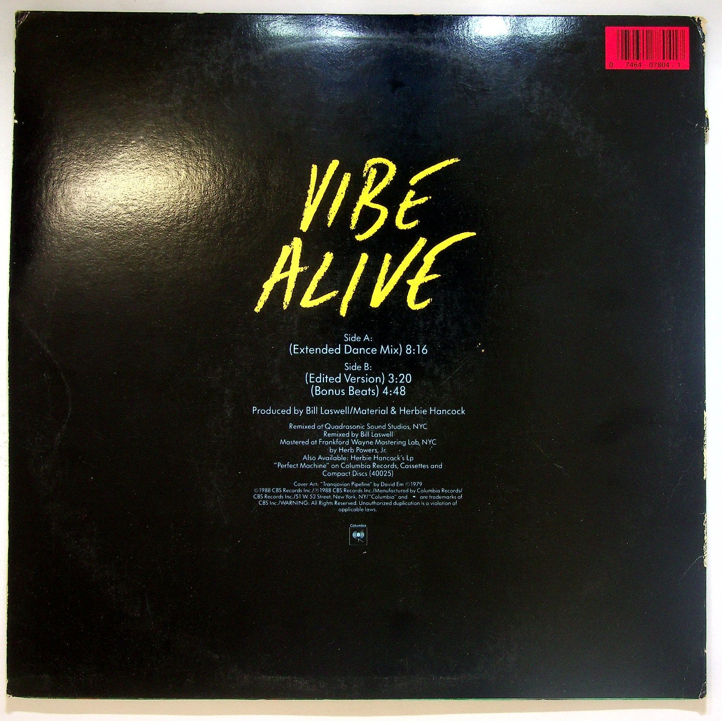 EBOND Herbie Hancock - Vibe Alive Vinile V119032