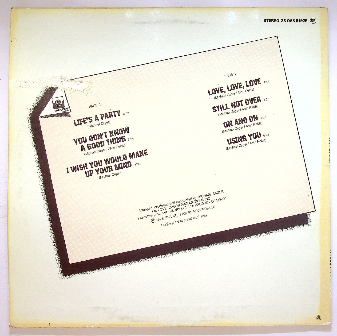 EBOND The Michael Zager Band - Life's A Party Vinile V119042
