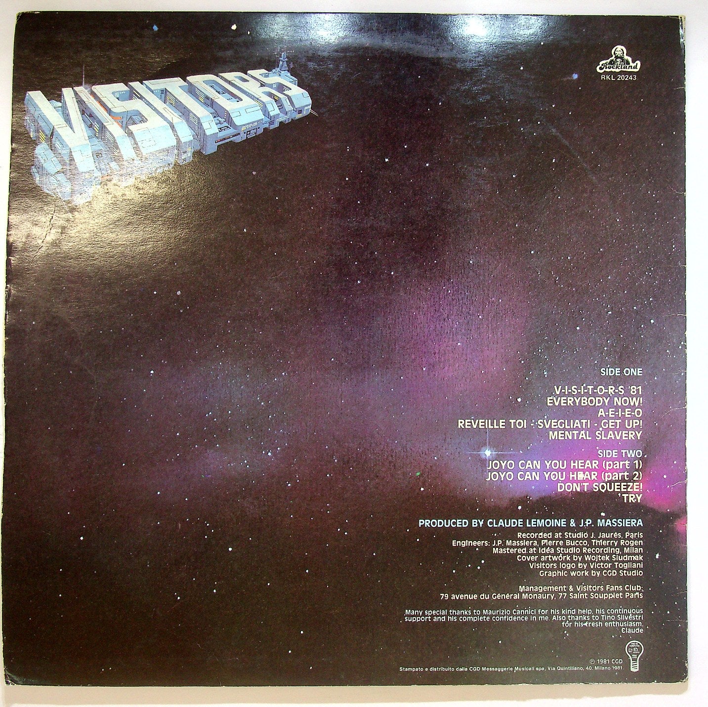 EBOND Visitors - Visitors Vinile V119043