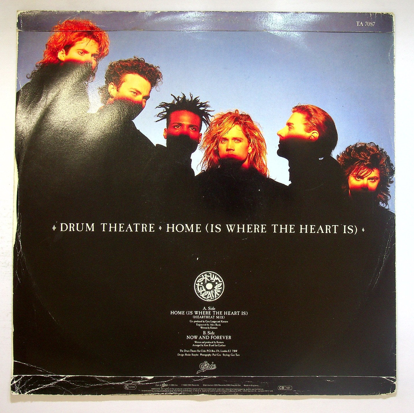 EBOND Drum Theatre - Home (Is Where The Heart Is) (Heartbeat Mix) Vinile V119047