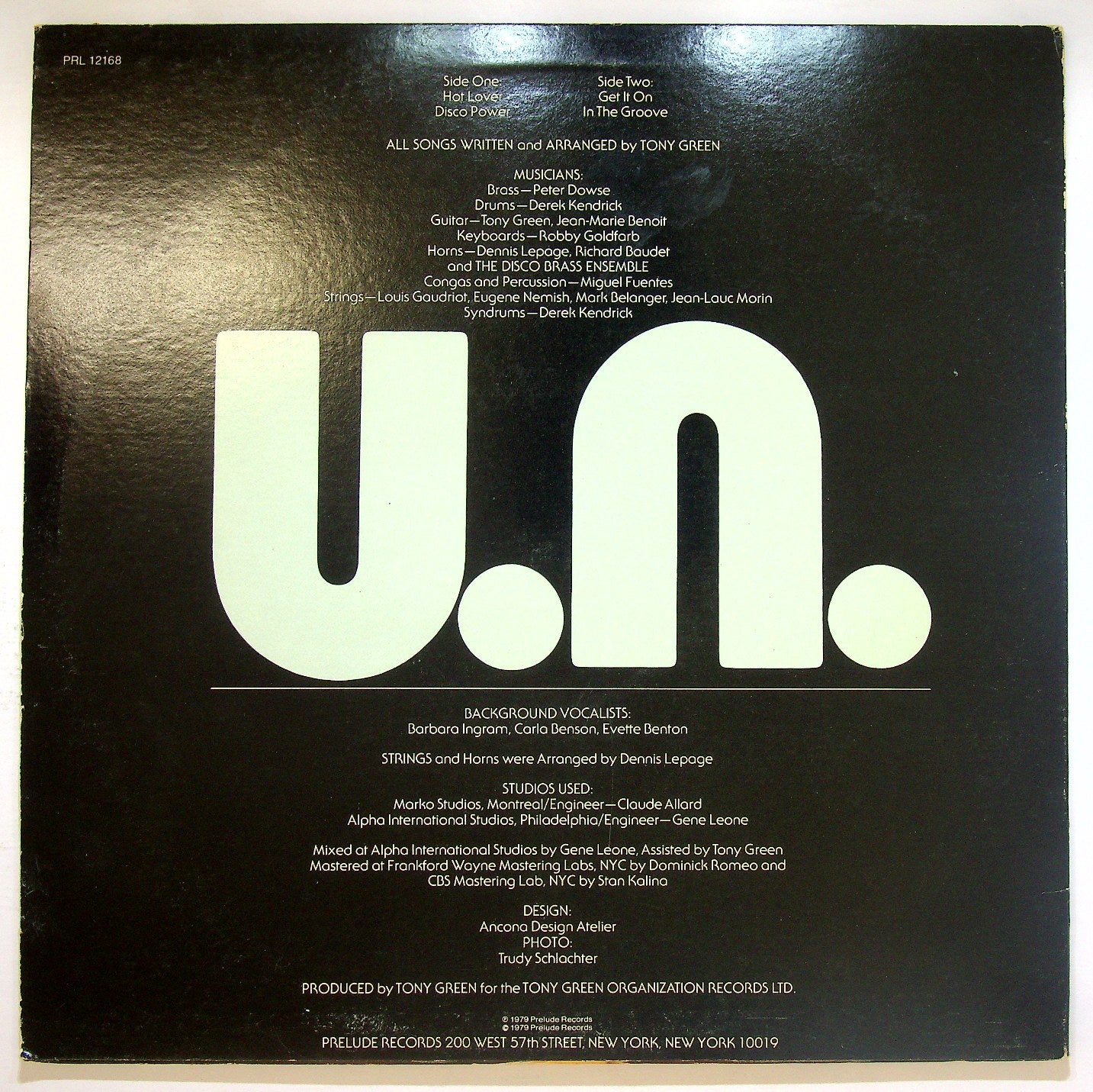 EBOND U.N. - U.N. Vinile V119057