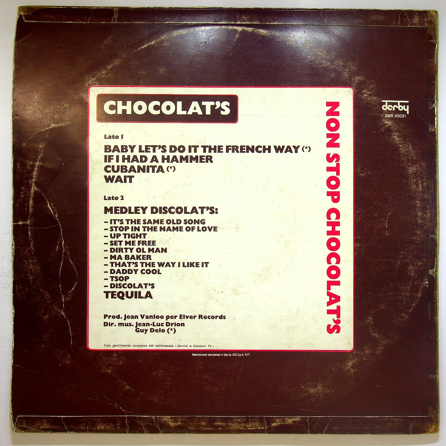EBOND Chocolat's - Non Stop Chocolat's Vinile V119067