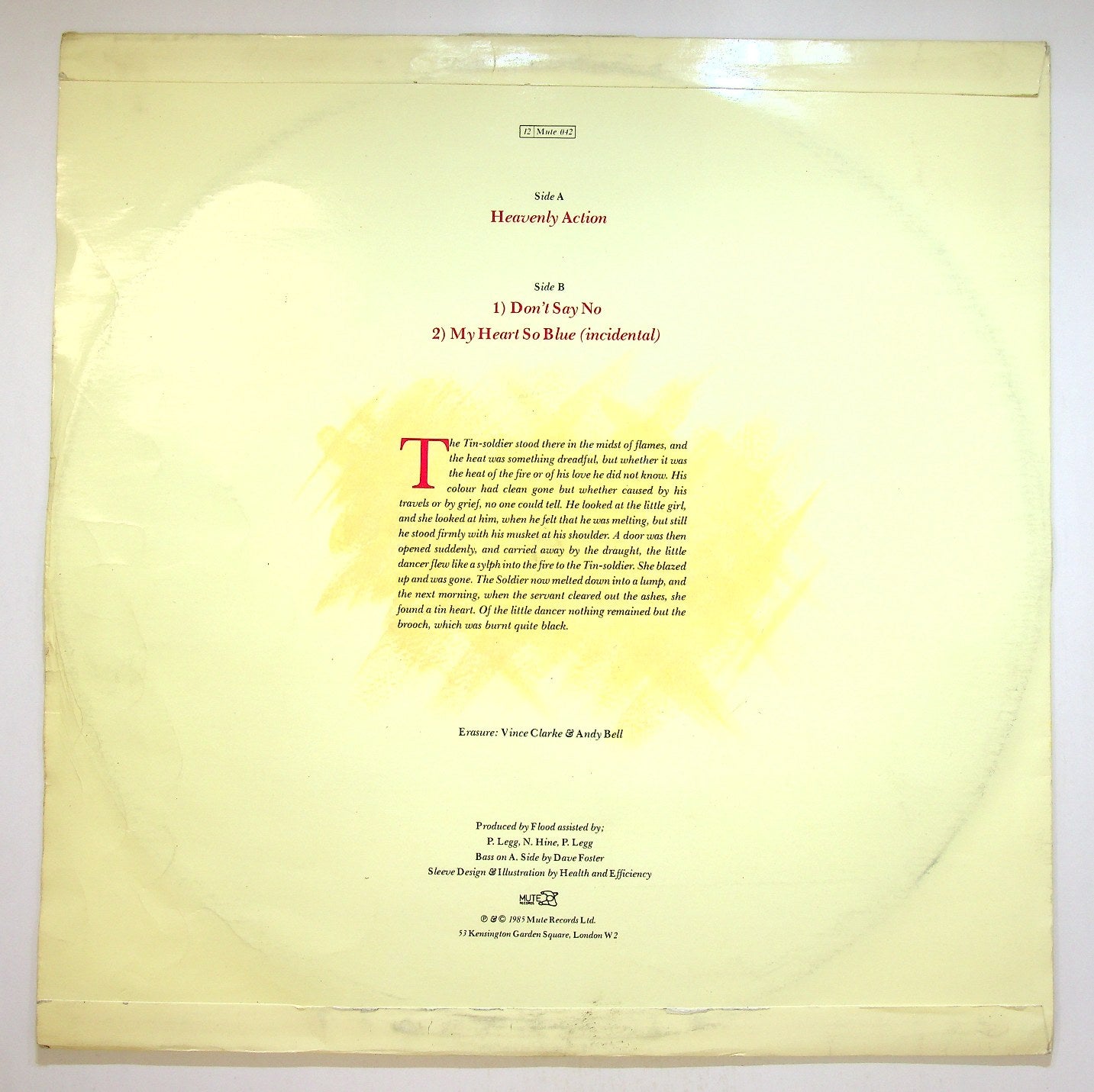 EBOND Erasure - Heavenly Action Vinile V119109