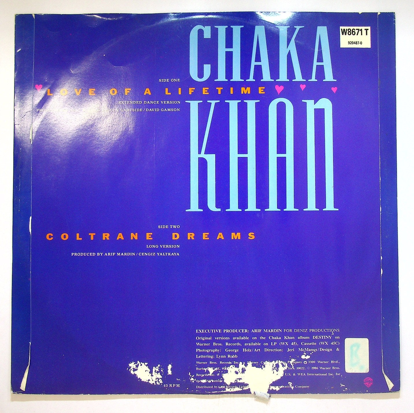 EBOND Chaka Khan - Love Of A Lifetime Vinile V119119