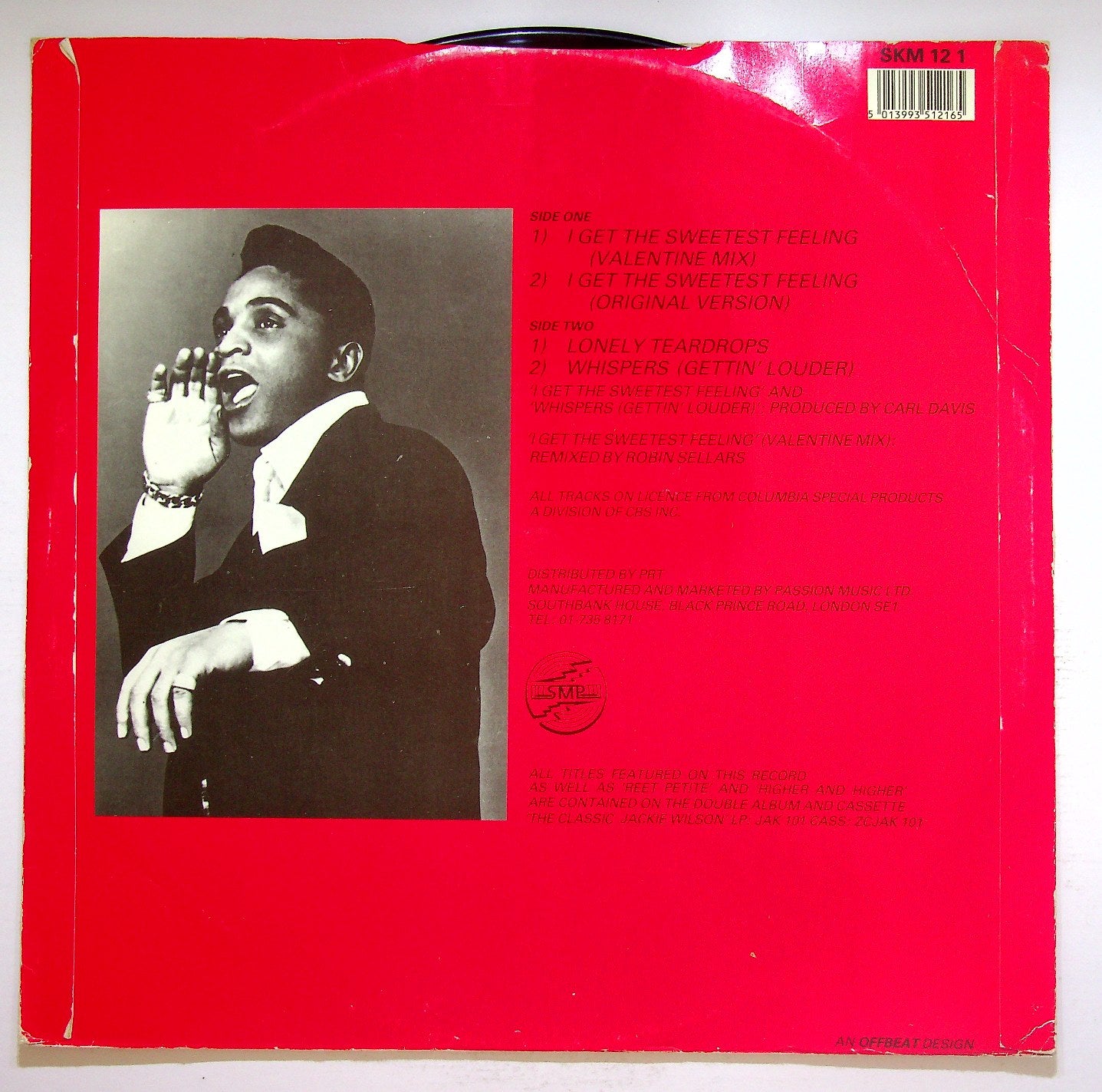 EBOND Jackie Wilson - I Get The Sweetest Feeling Vinile V120019