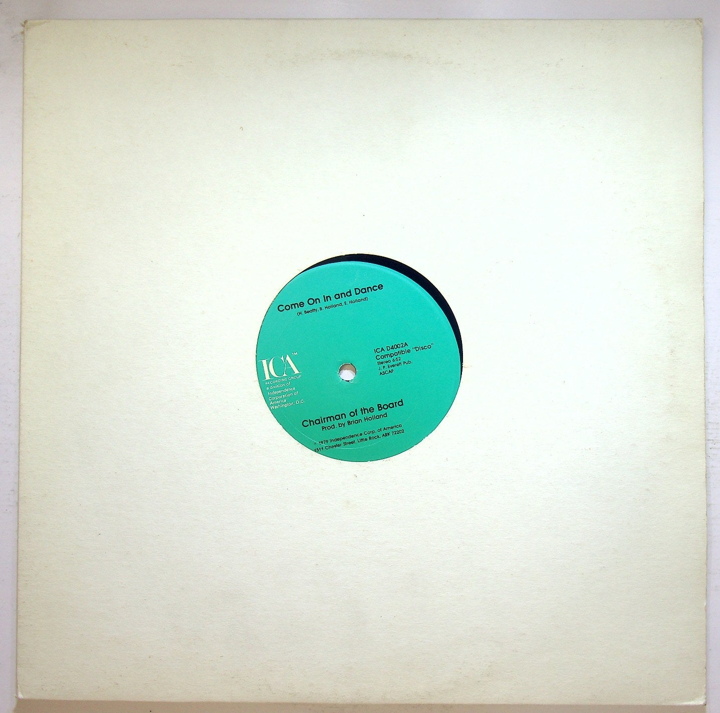 EBOND Chairman Of The Board - Come On In And Dance Vinile V120048
