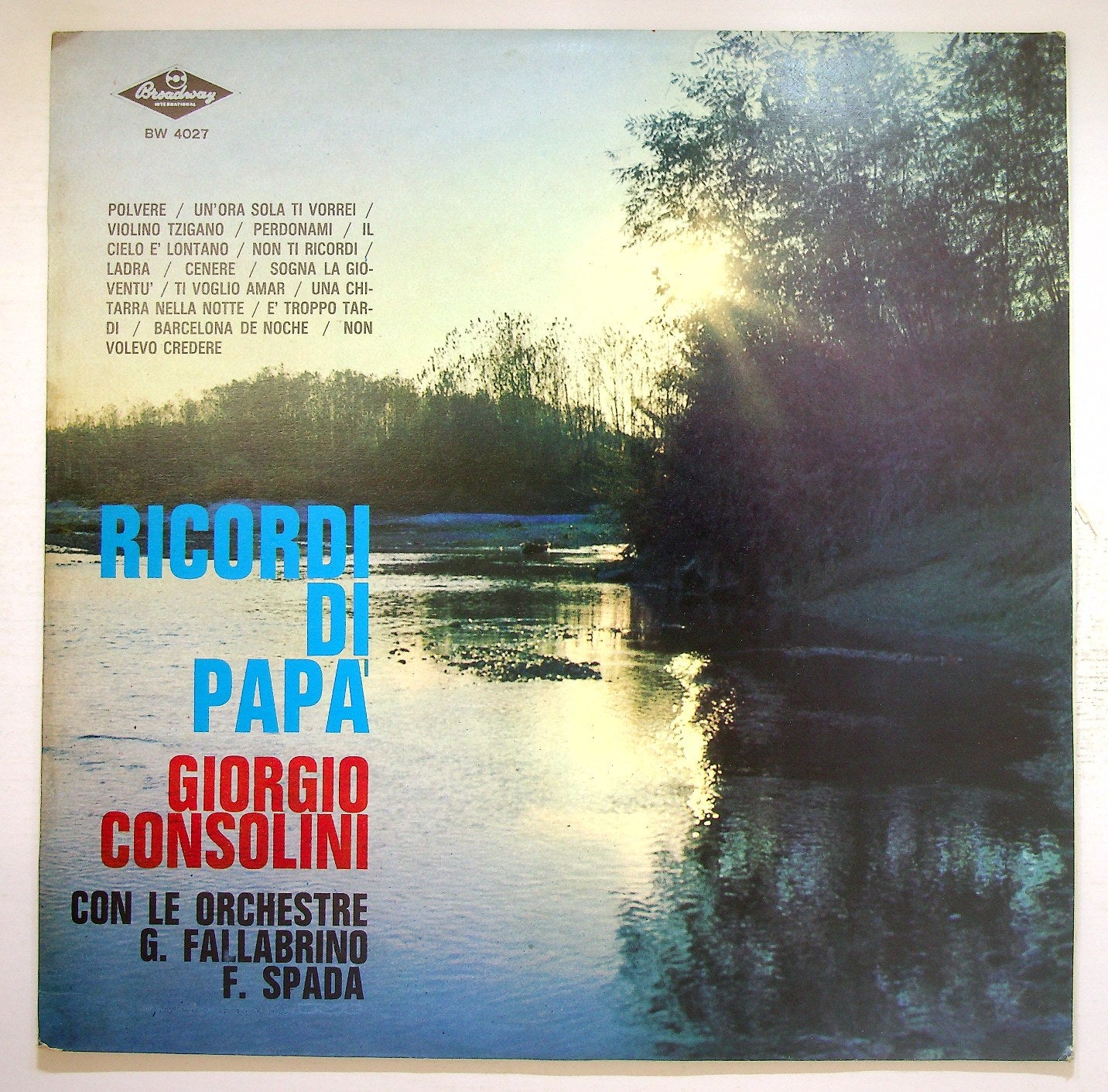EBOND Giorgio Consolini - Ricordi Di Papaa Vinile V120064