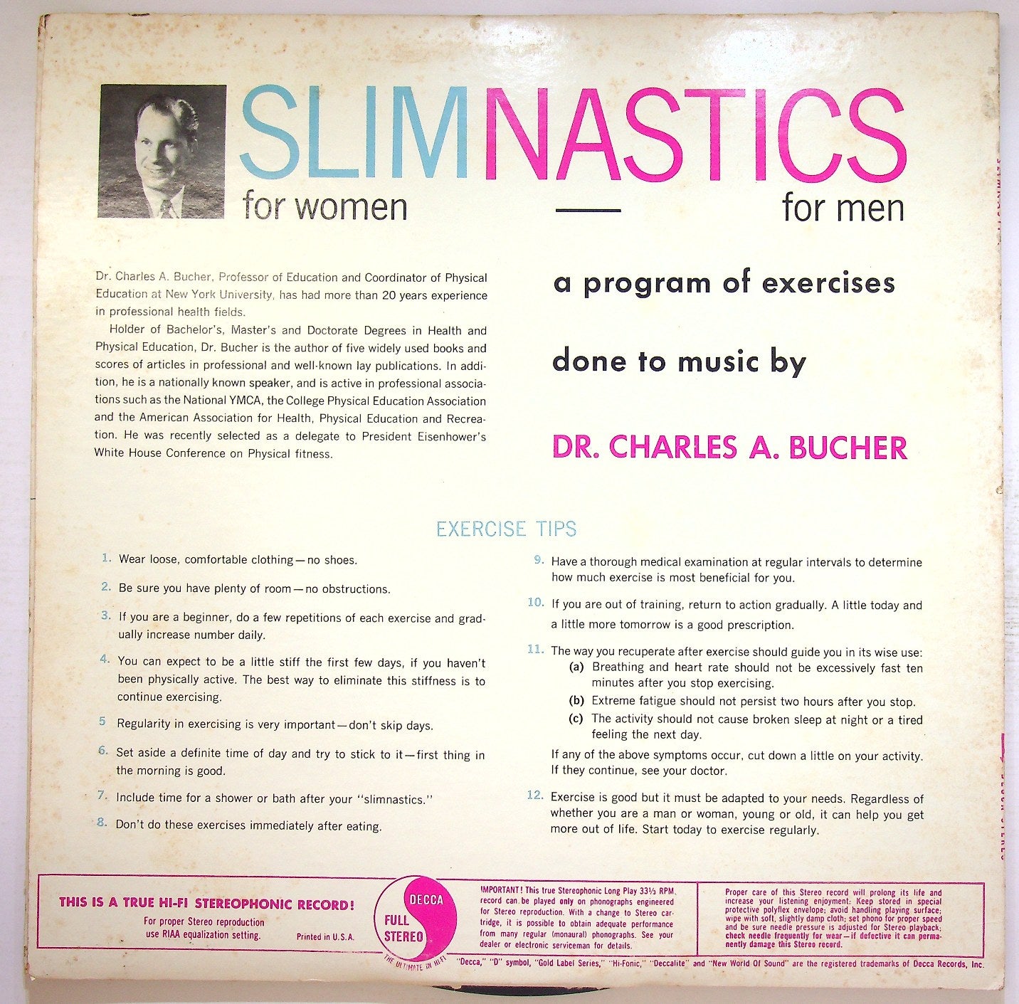 EBOND Dr. Charles A. Bucher - Slimnastics Vinile V120065