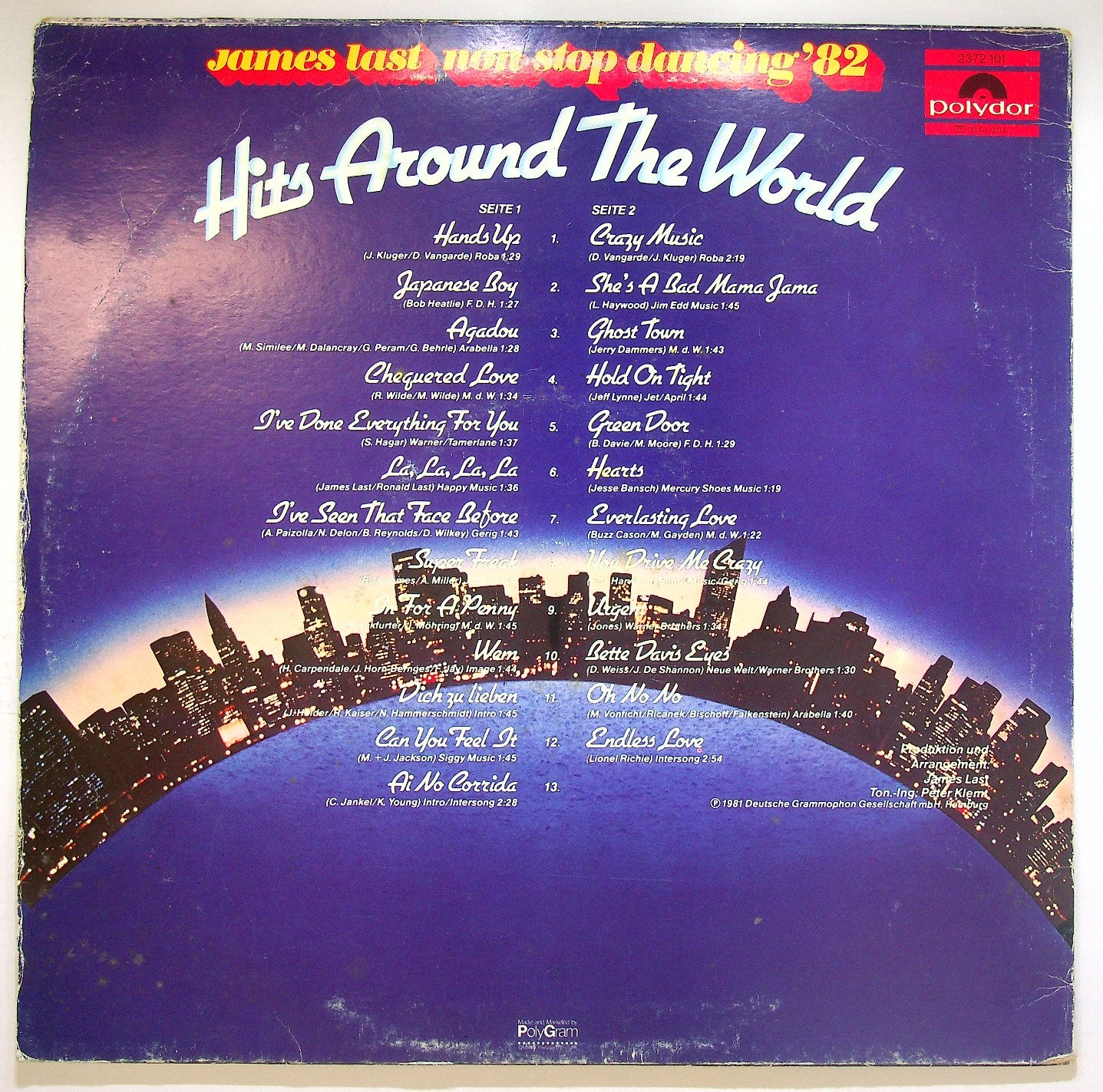 EBOND James Last - Non Stop Dancing '82 - Hits Around The World Vinile V121027