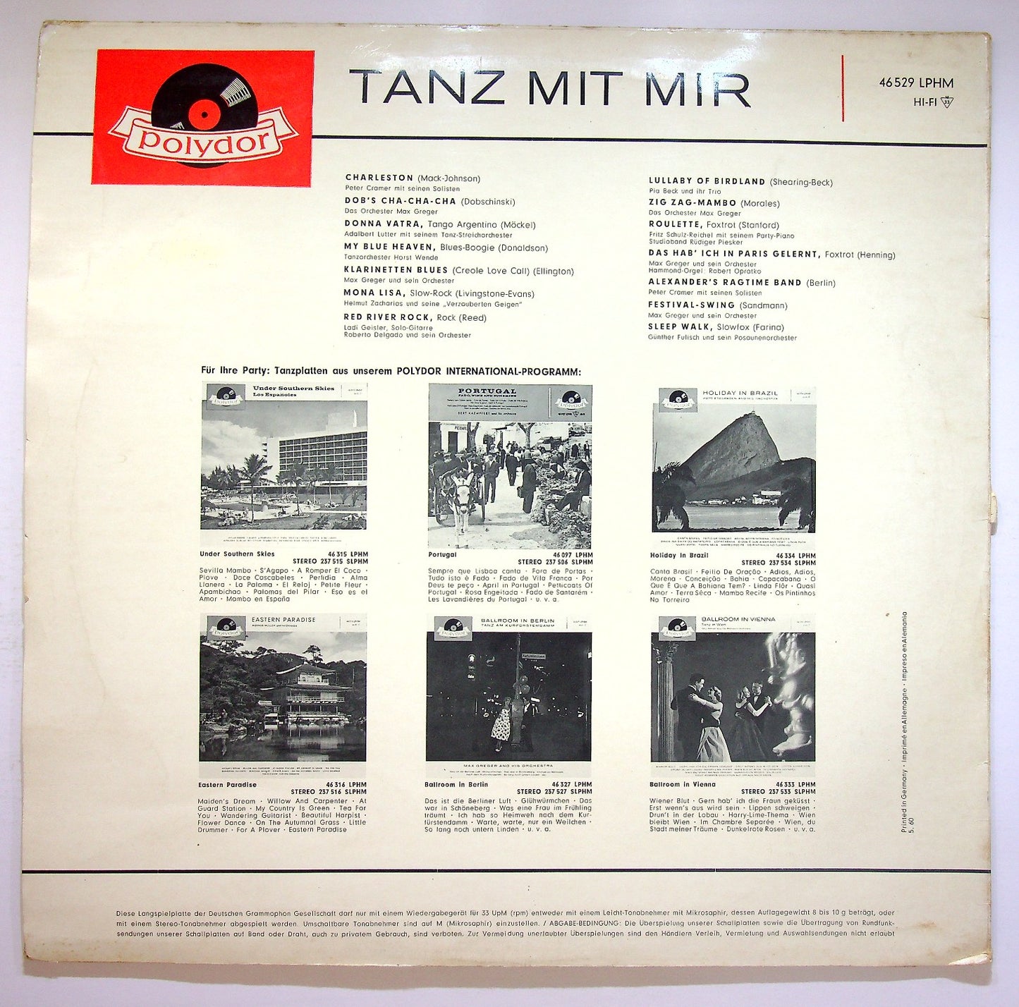 EBOND Various - Tanz Mit Mir Vinile V121070