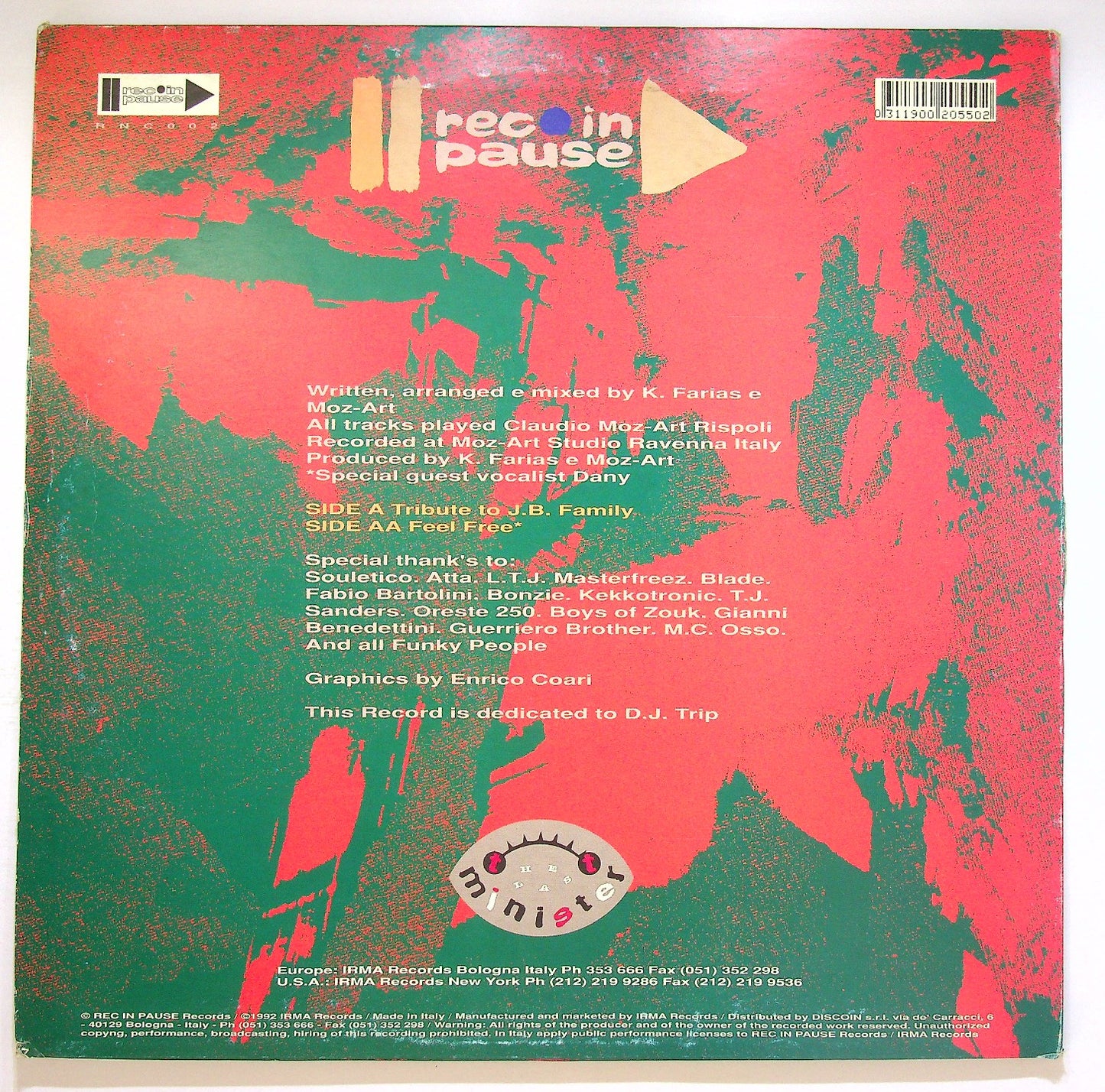 EBOND The Last Minister - Tribute To J.B. Family Vinile V122010