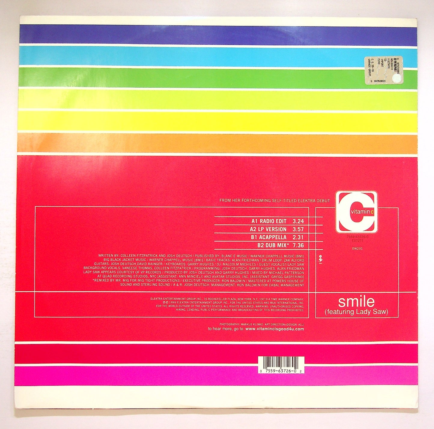 EBOND Vitamin C (2) - Smile Vinile V122027