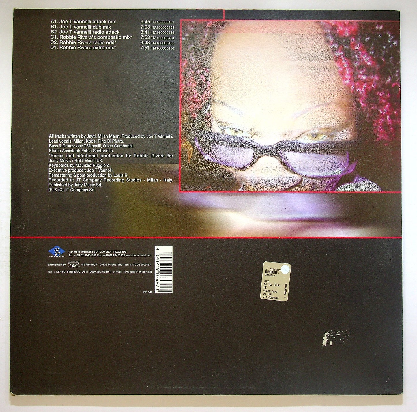 EBOND Joe T. Vannelli Project Feat. Mijan - Do You Love Me Vinile V122028
