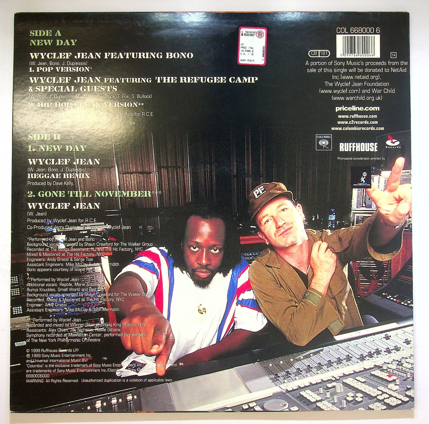 EBOND Wyclef Jean Featuring Bono - New Day Vinile V122034