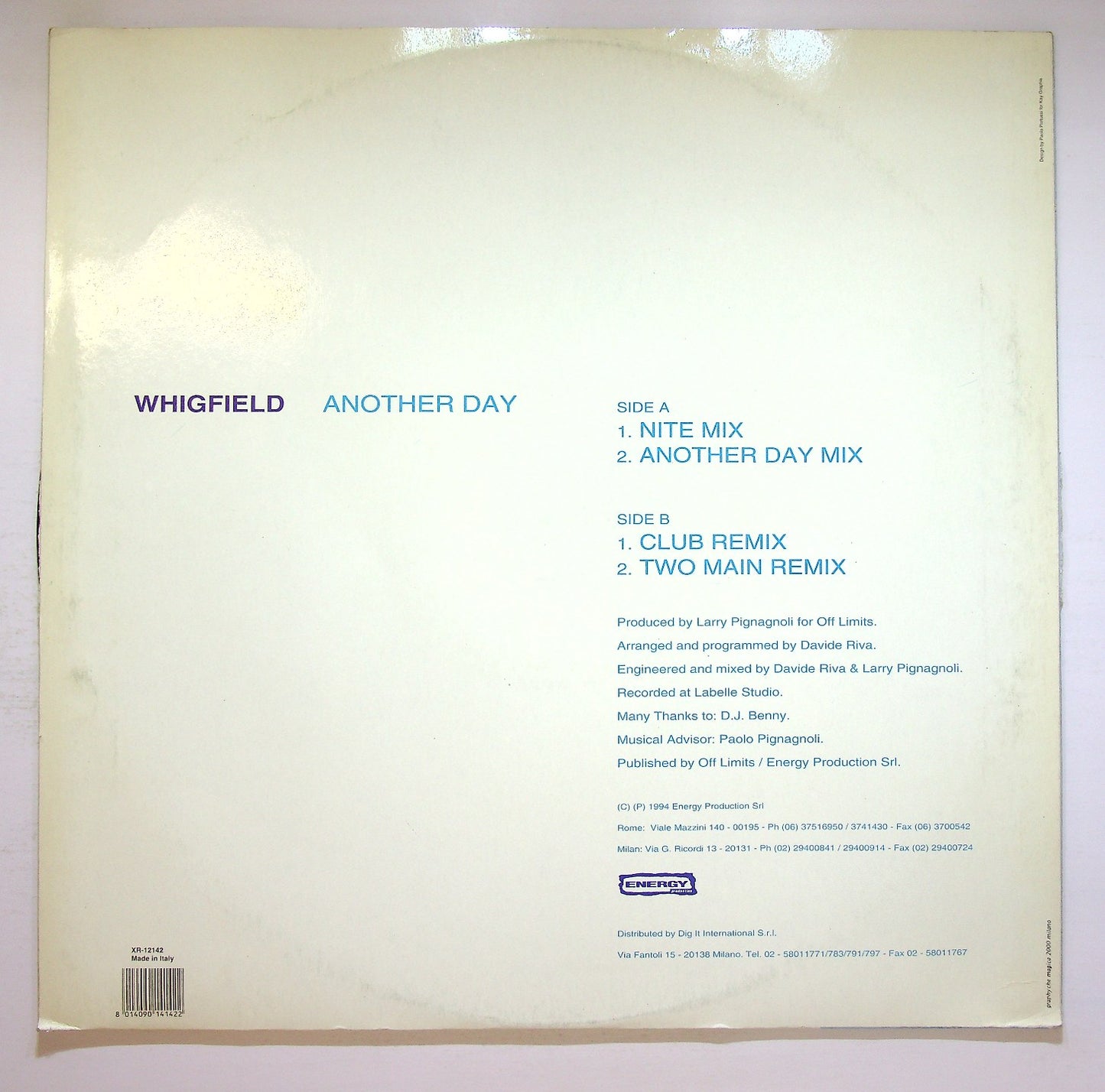 EBOND Whigfield - Another Day Vinile V122036