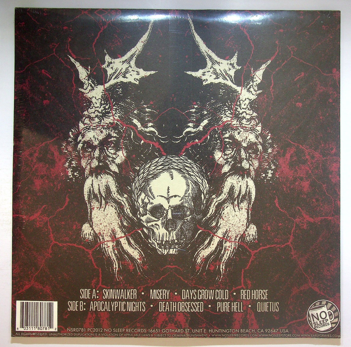 EBOND Early Graves - Red Horse Vinile V122048
