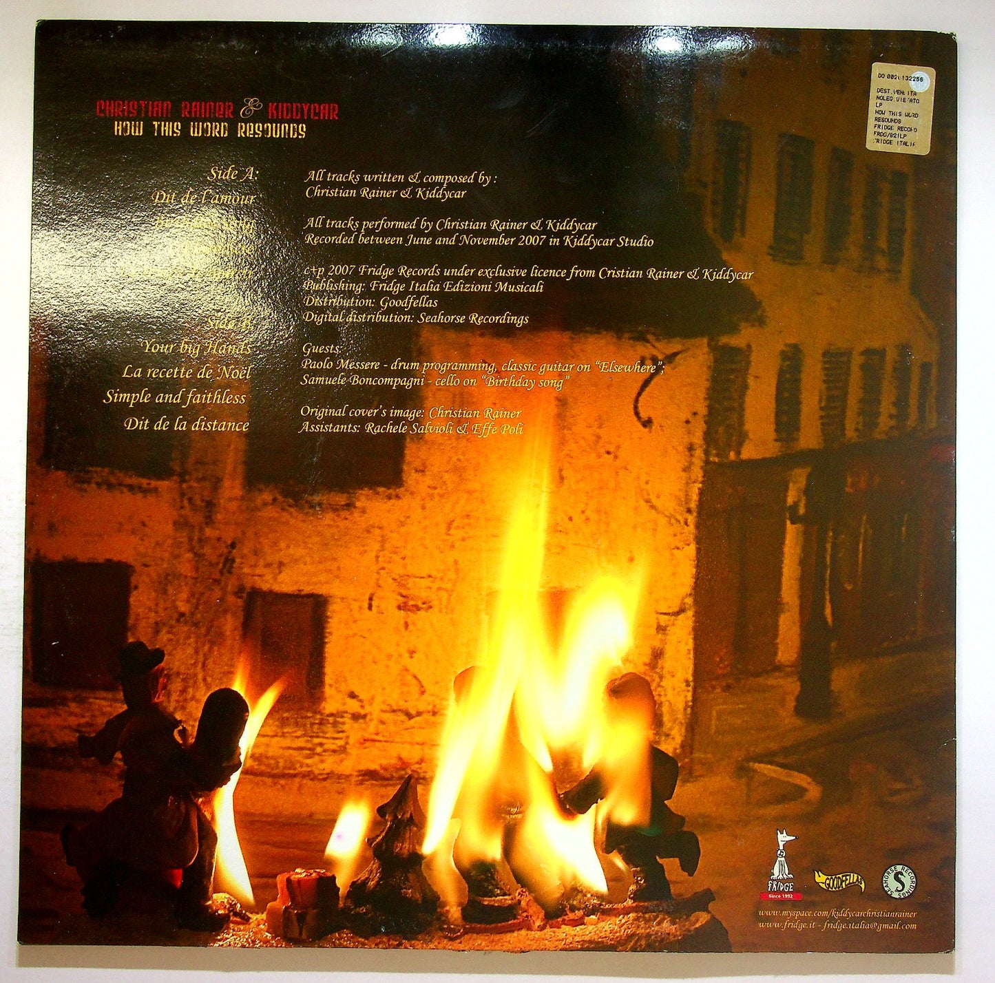 EBOND Christian Rainer & Kiddycar - How This Word Resounds Vinile V122050