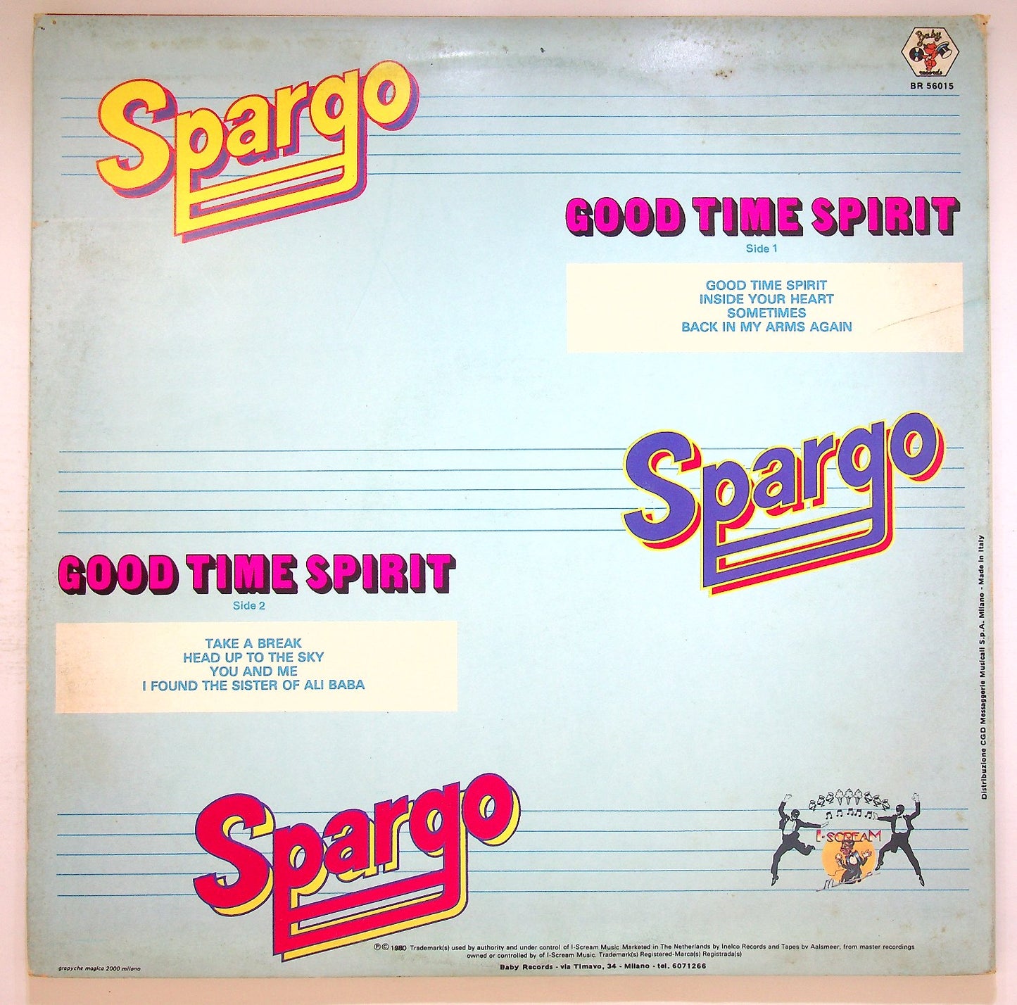 EBOND Spargo - Good Time Spirit Vinile V122059
