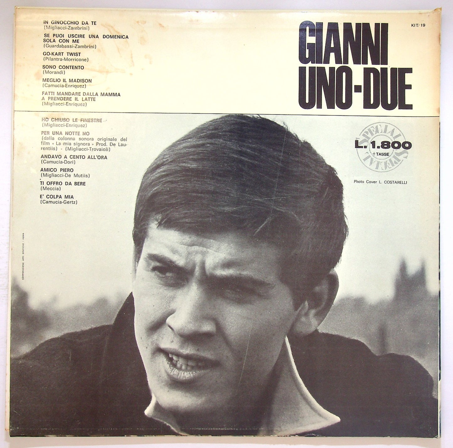 EBOND Gianni - Gianni Uno-Due Vinile V122062