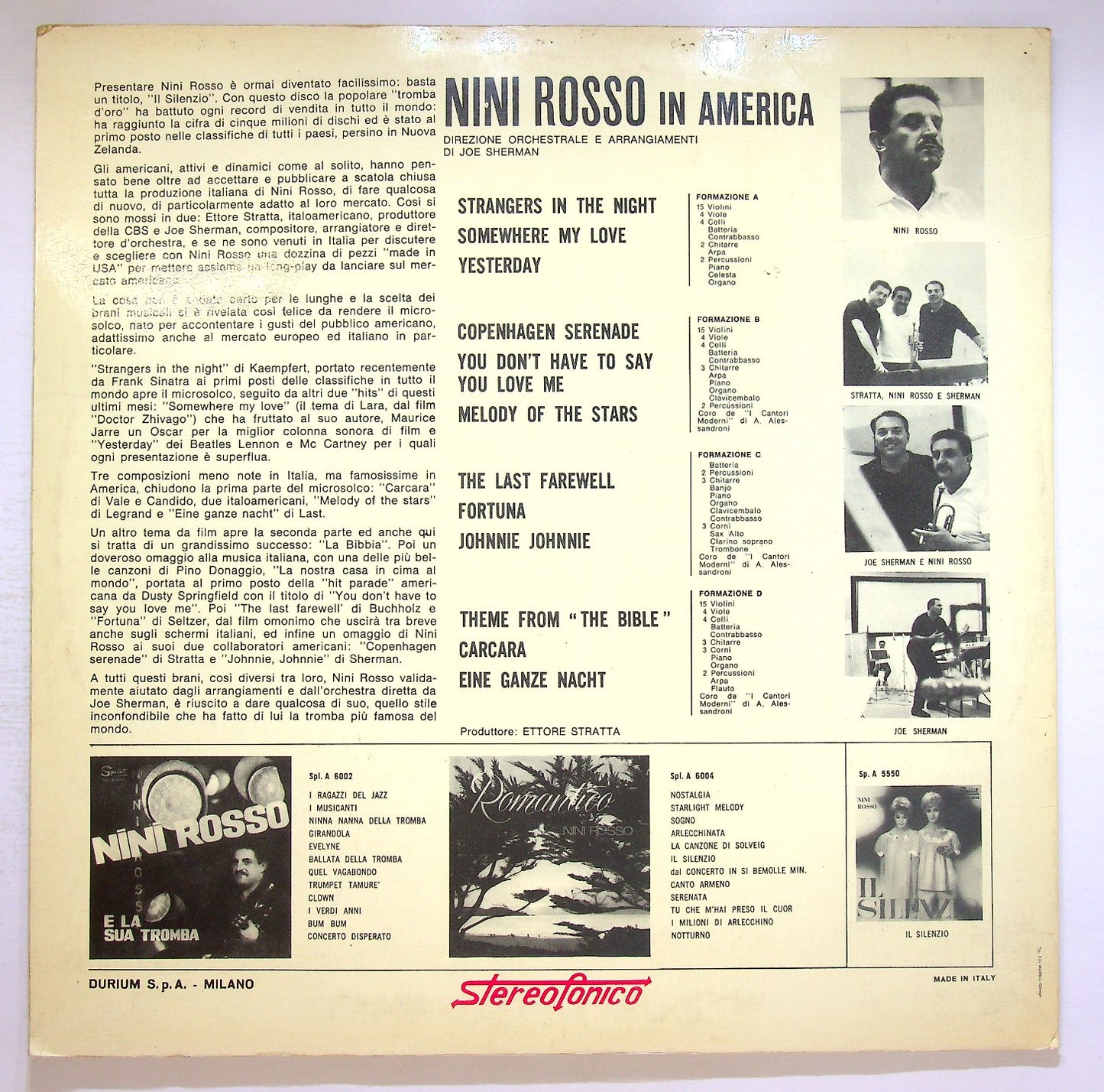 EBOND Nini Rosso - Nini Rosso In America Vinile V122082