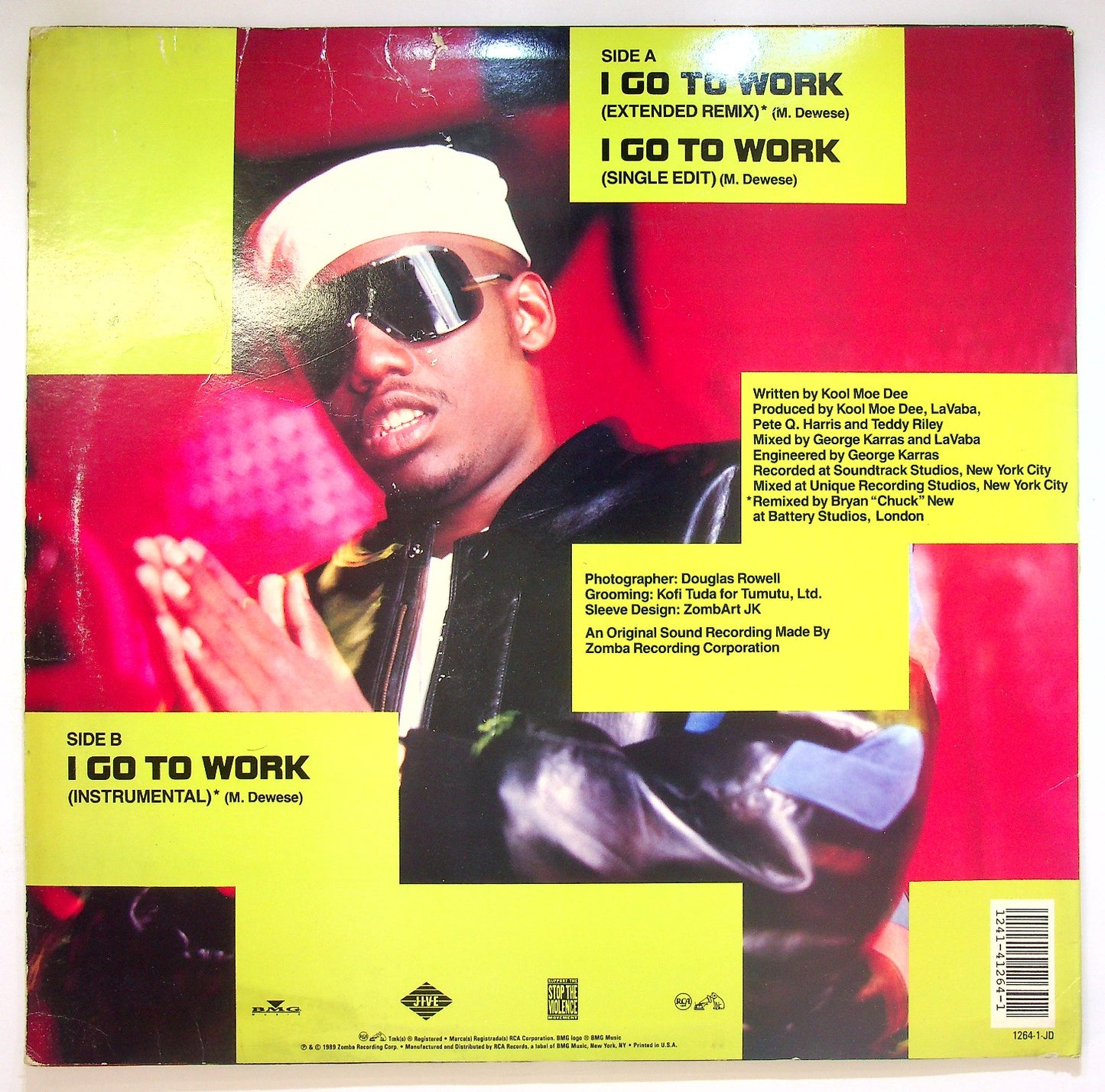 EBOND Kool Moe Dee - I Go To Work Vinile V122140