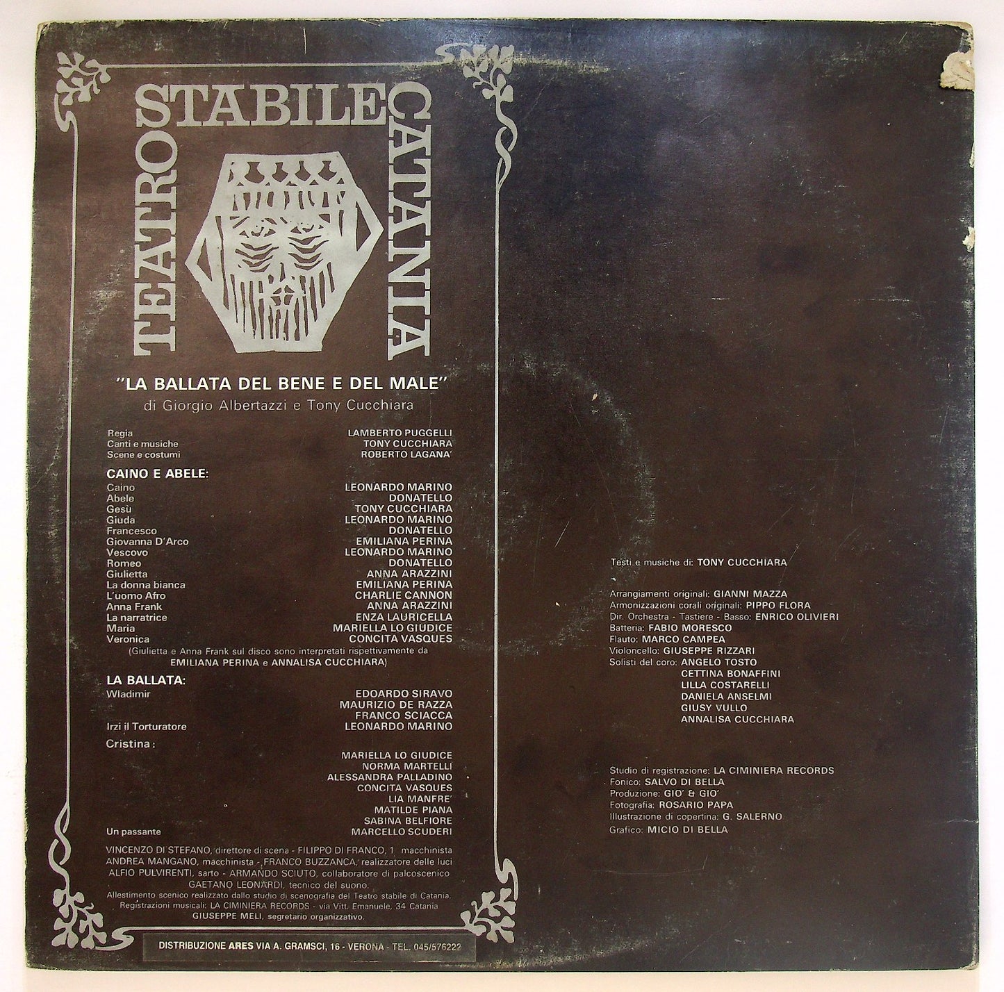 EBOND Tony Cucchiara - Caino E Abele Vinile V123023