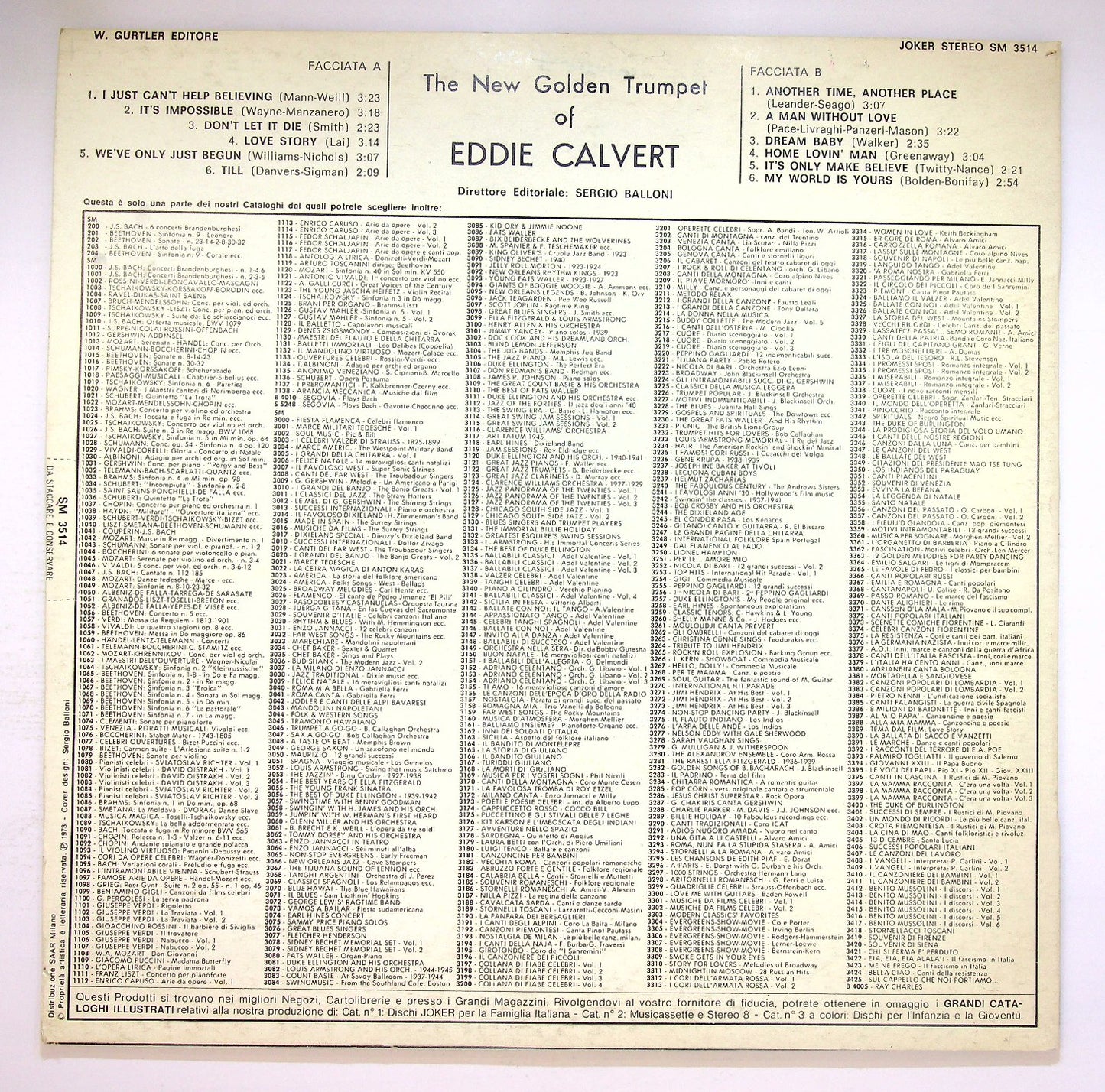 EBOND Eddie Calvert - The New Golden Trumpet Of Vinile V123048