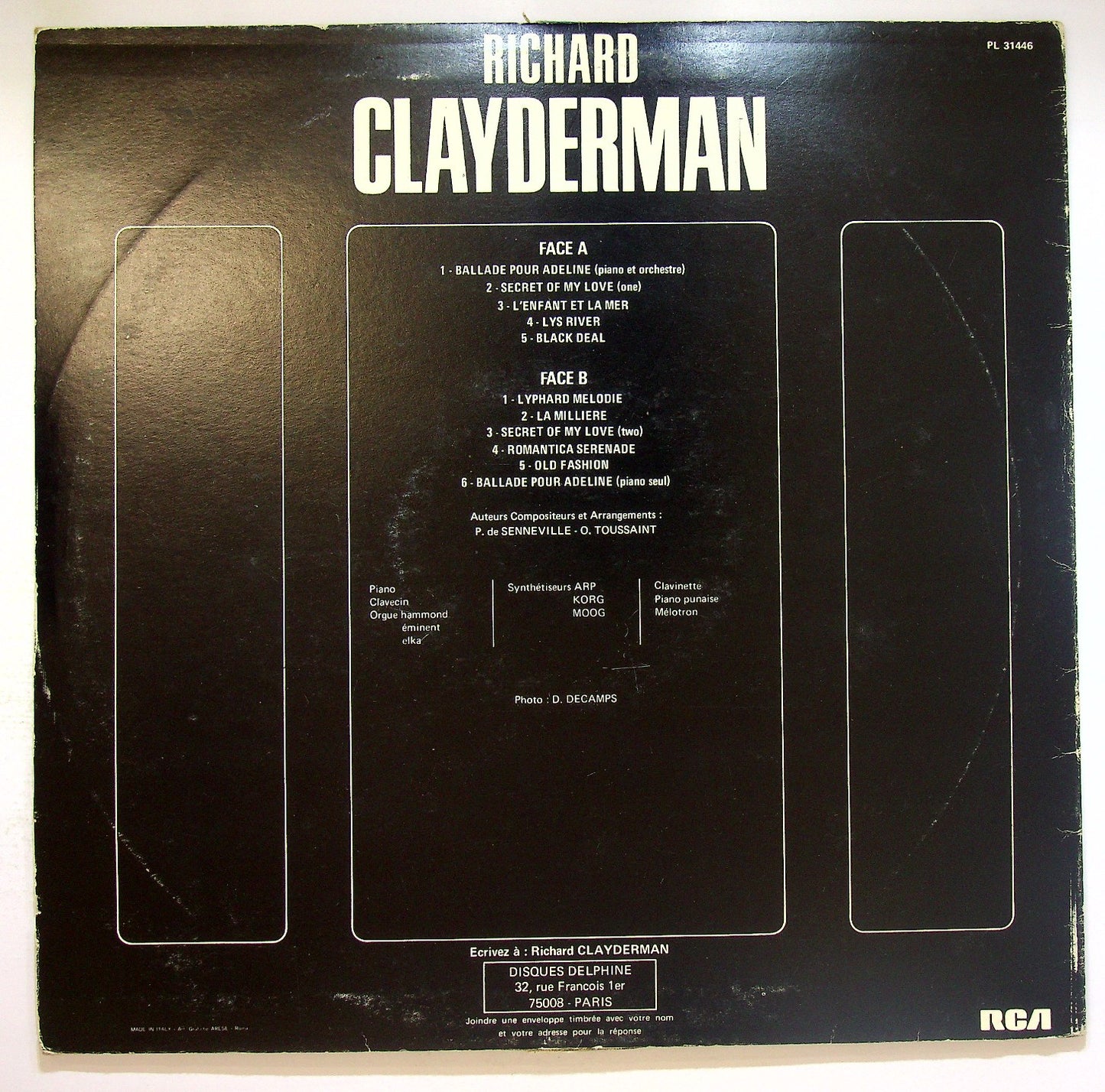 EBOND Richard Clayderman - Richard Clayderman Vinile V123076