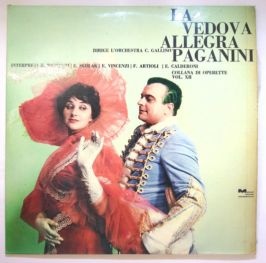 EBOND Collana di Operette Vol XII - La Vedova Allegra Paganini Vinile V124001