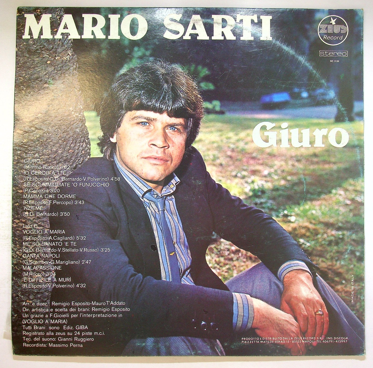 EBOND Mario Sarti - Giuro Vinile V124057