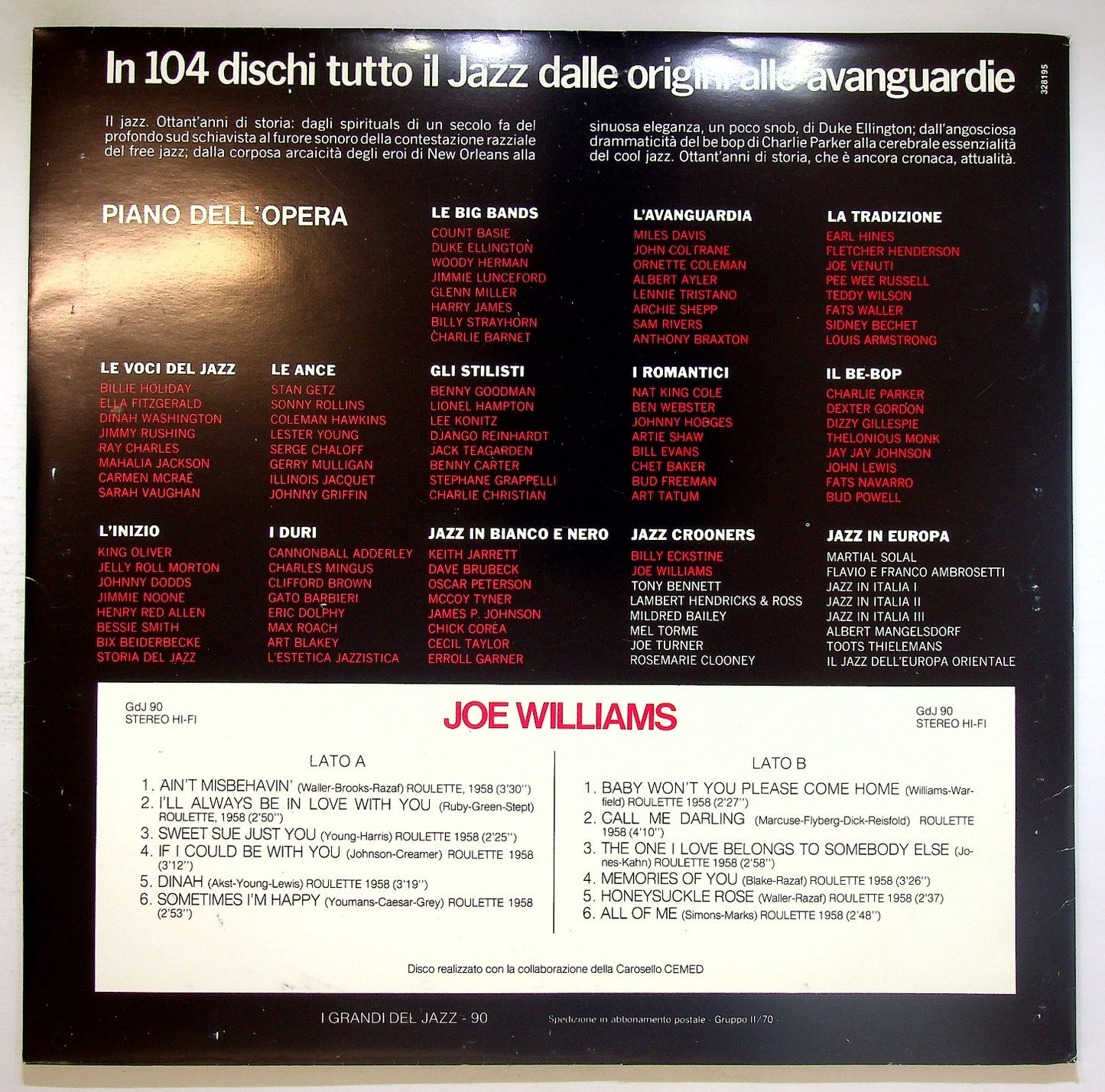 EBOND Joe Williams - Joe Williams Vinile V124104