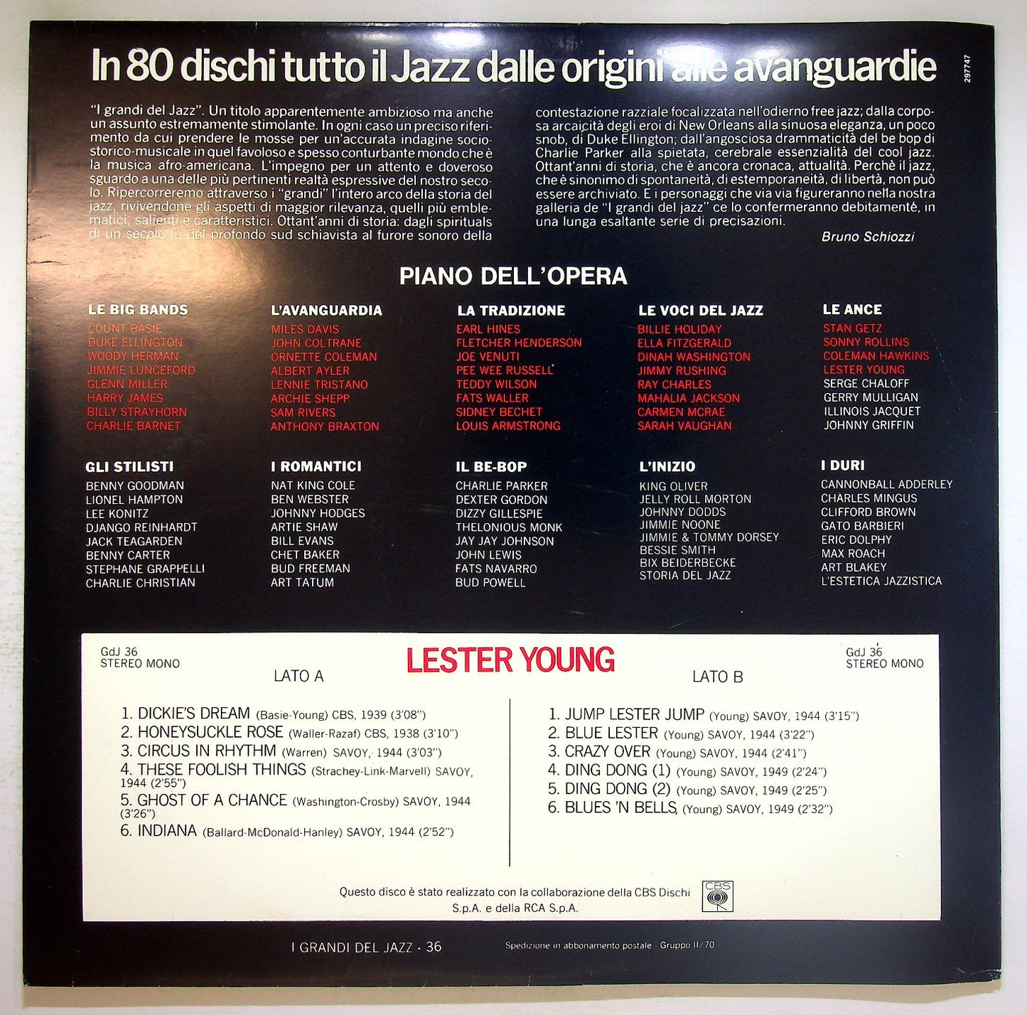 EBOND Lester Young - Lester Young Vinile V124108