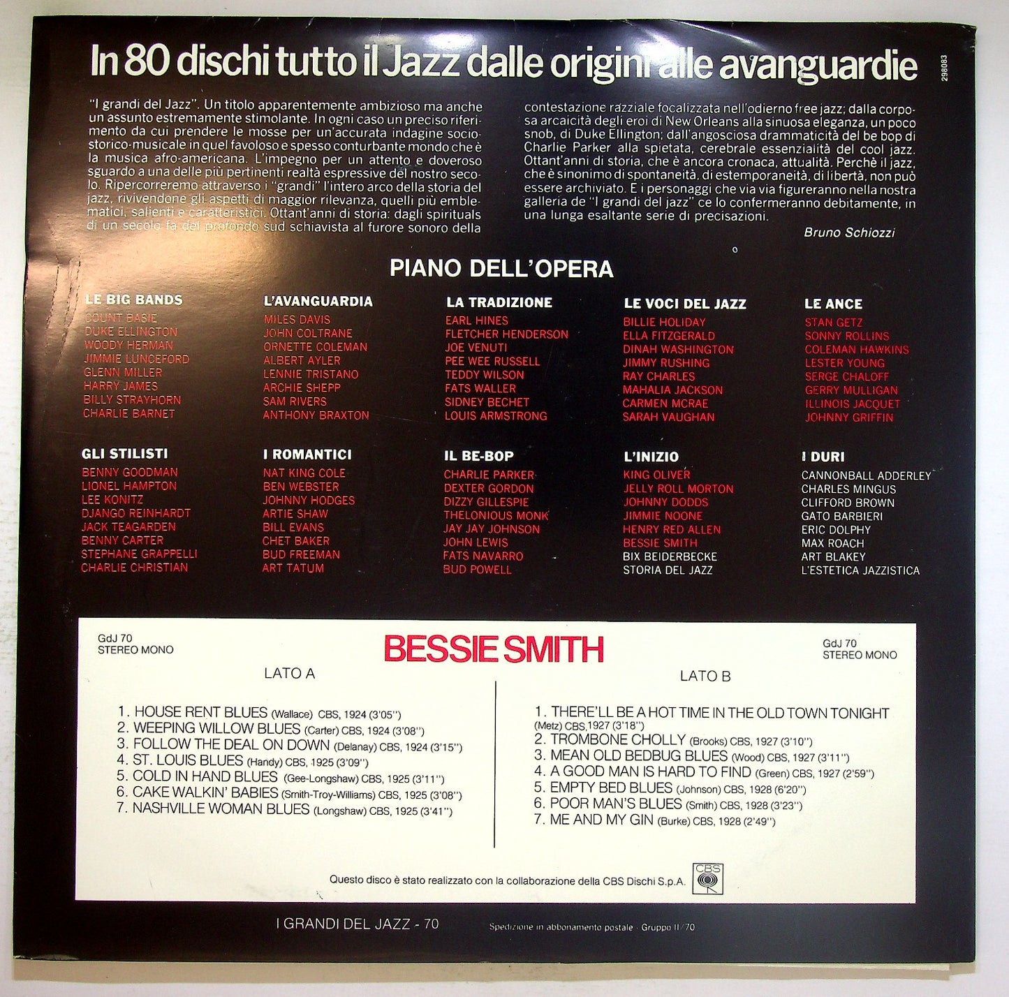 EBOND Bessie Smith - Bessie Smith Vinile V124118