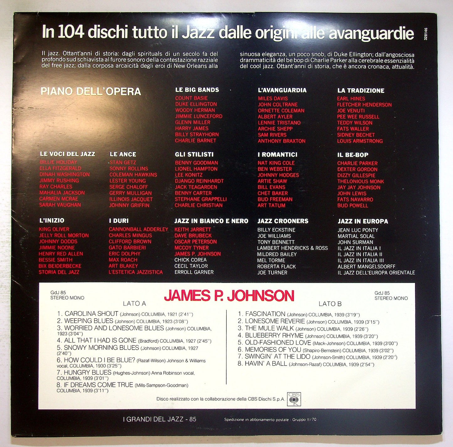 EBOND James P. Johnson - James P. Johnson Vinile V124126