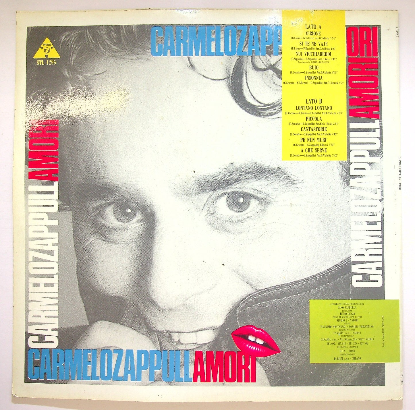 EBOND Carmelo Zappulla - Amori Vinile V124134