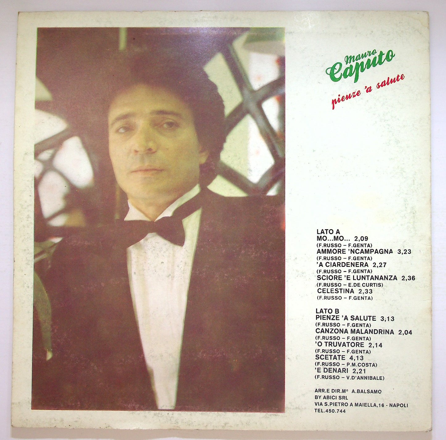 EBOND Mauro Caputo - Pienze 'A Salute Vinile V124136