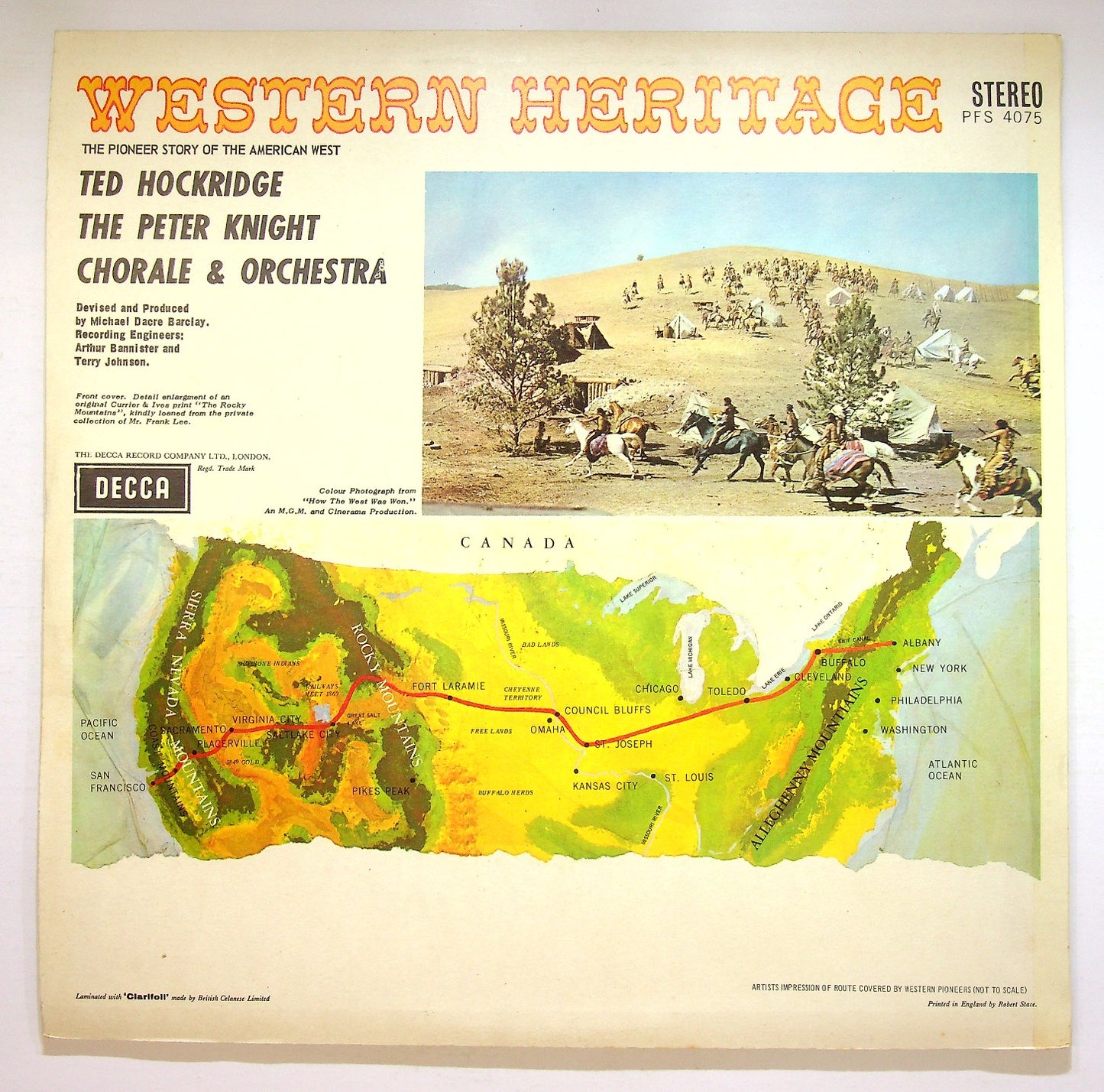 EBOND The Peter Knight Chorale Ted Hockridge - Western Heritage Vinile V125008