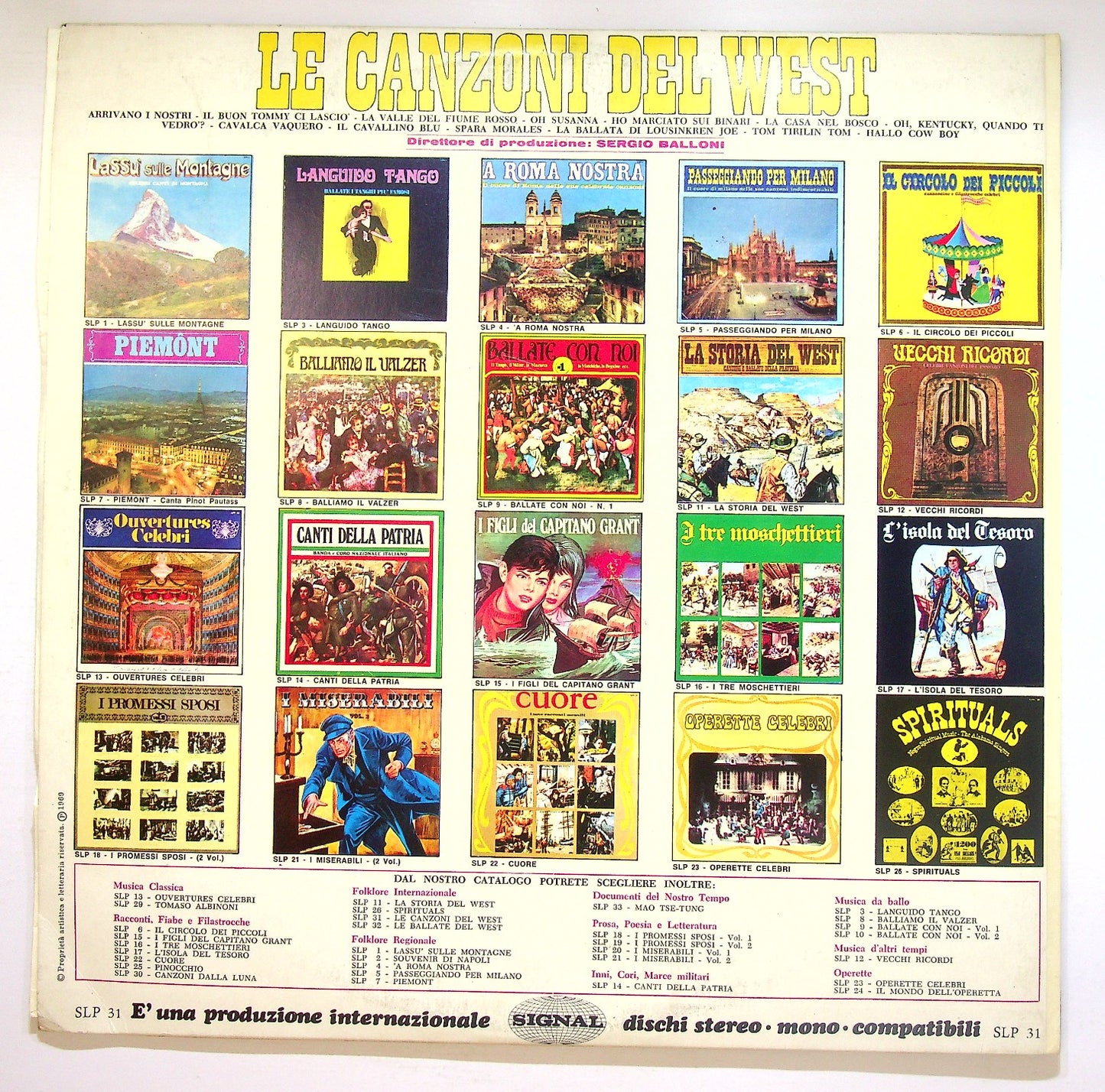 EBOND Le Canzoni del West Vinile V125009