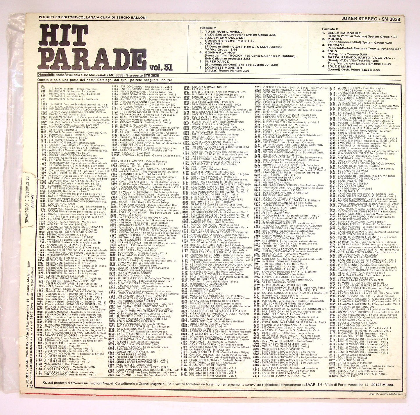 EBOND Various - Hit Parade Vol. 31 Vinile V125020