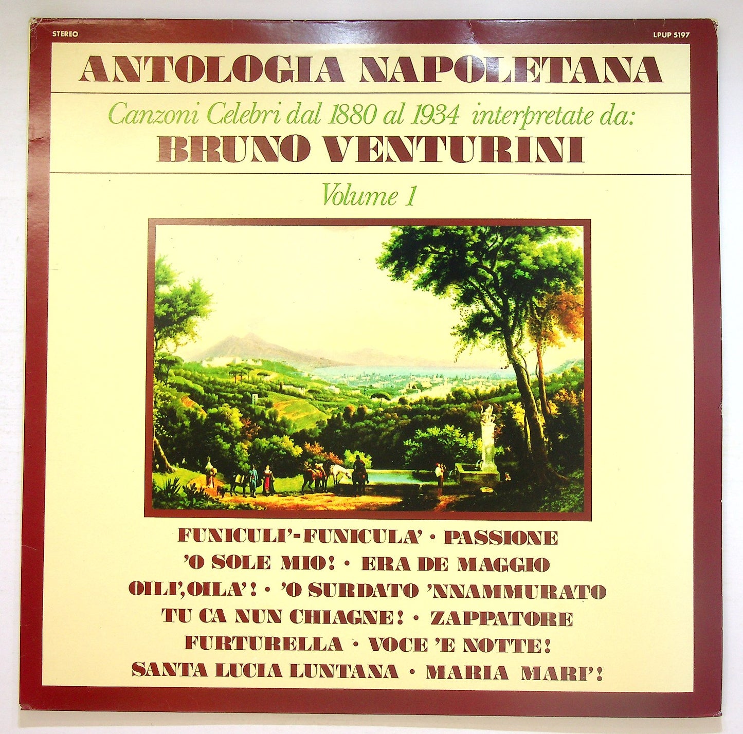 EBOND Bruno Venturini - Antologia Napoletana Volume 1 Vinile V125039