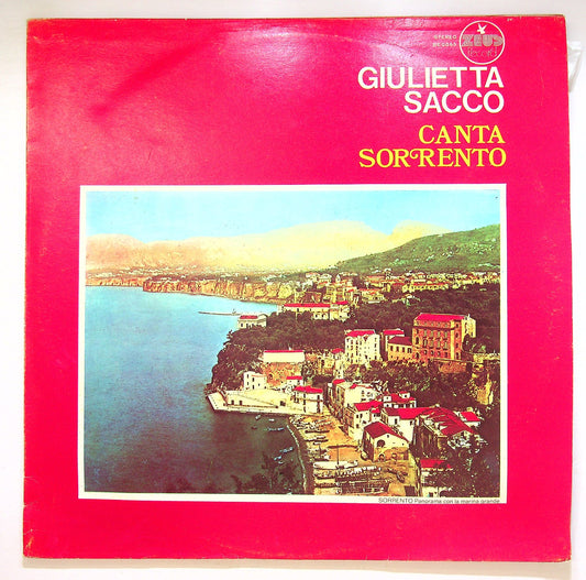 EBOND Giulietta Sacco - Canta Sorrento Vinile V125066
